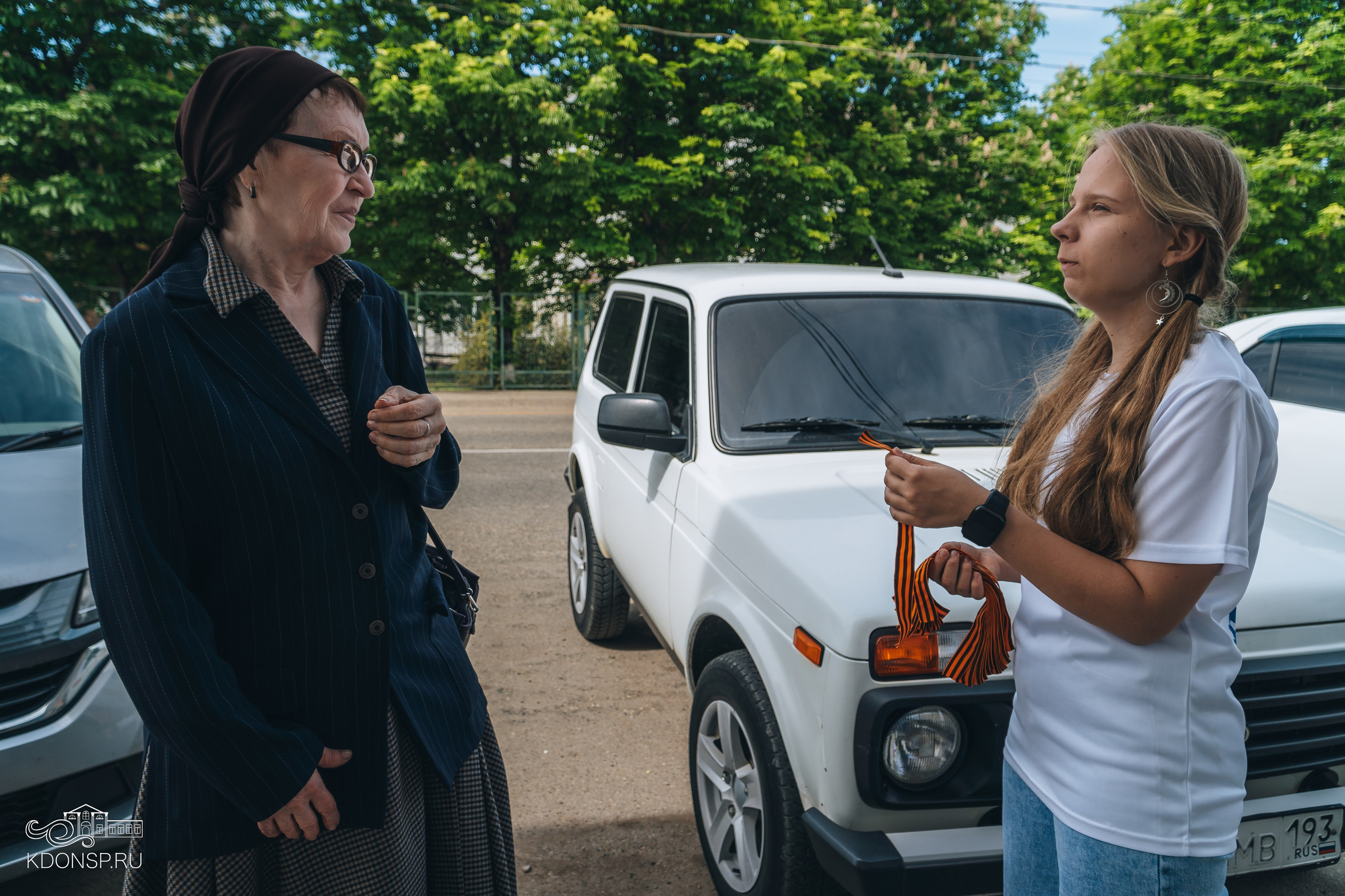 «Георгиевская ленточка». Новотитаровский Дом культуры