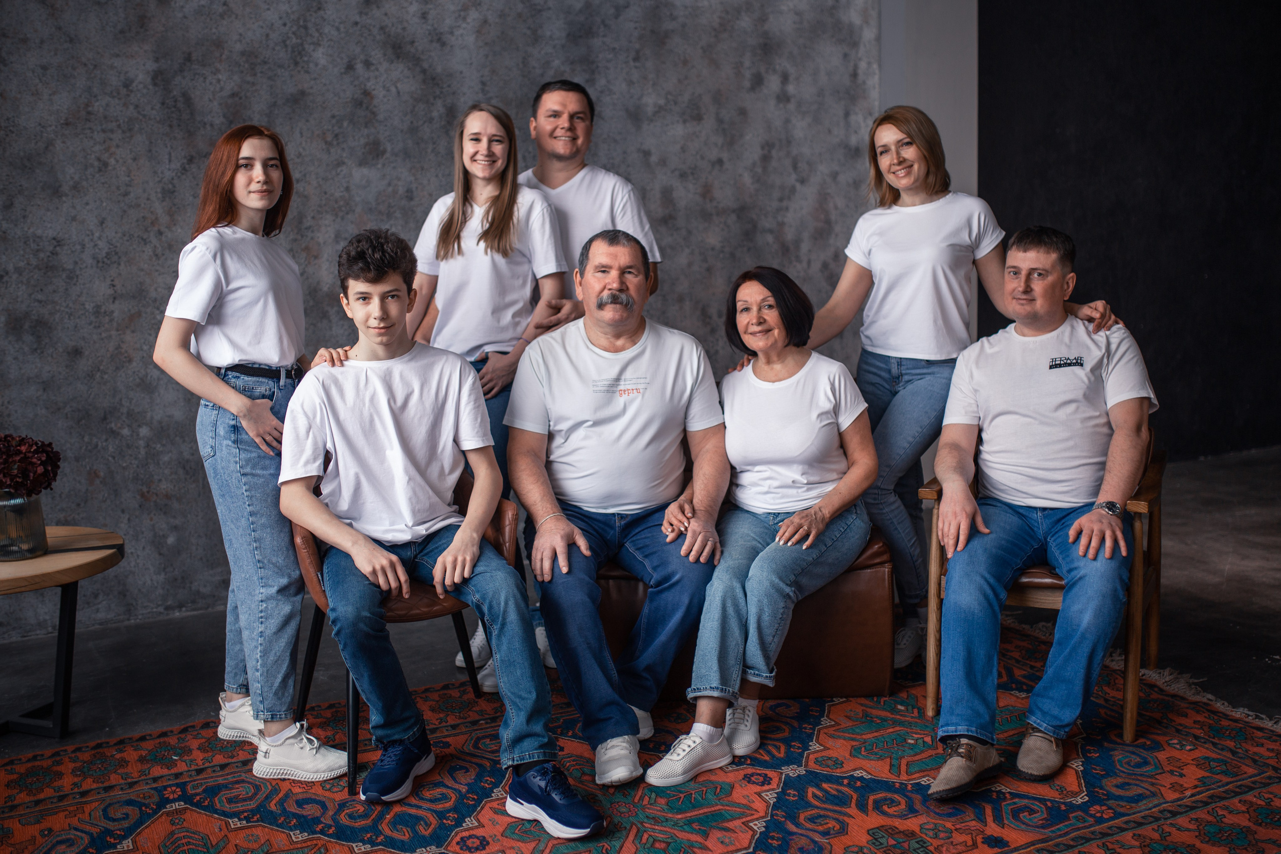 фотосессия большой семьи