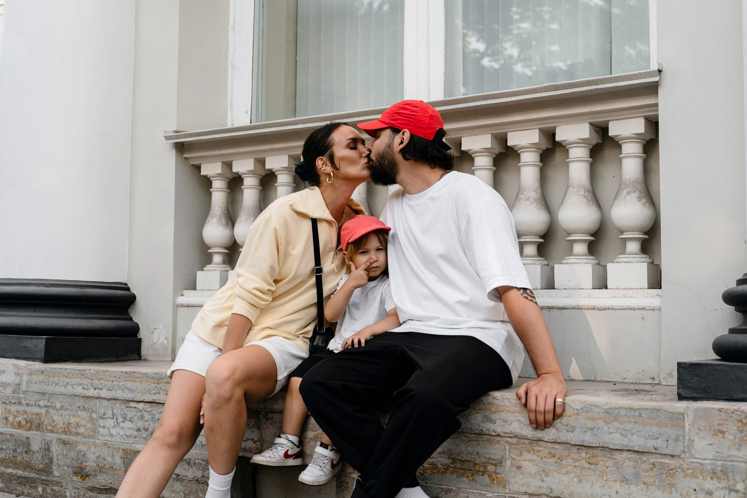 Семейная прогулочная фотосъемка