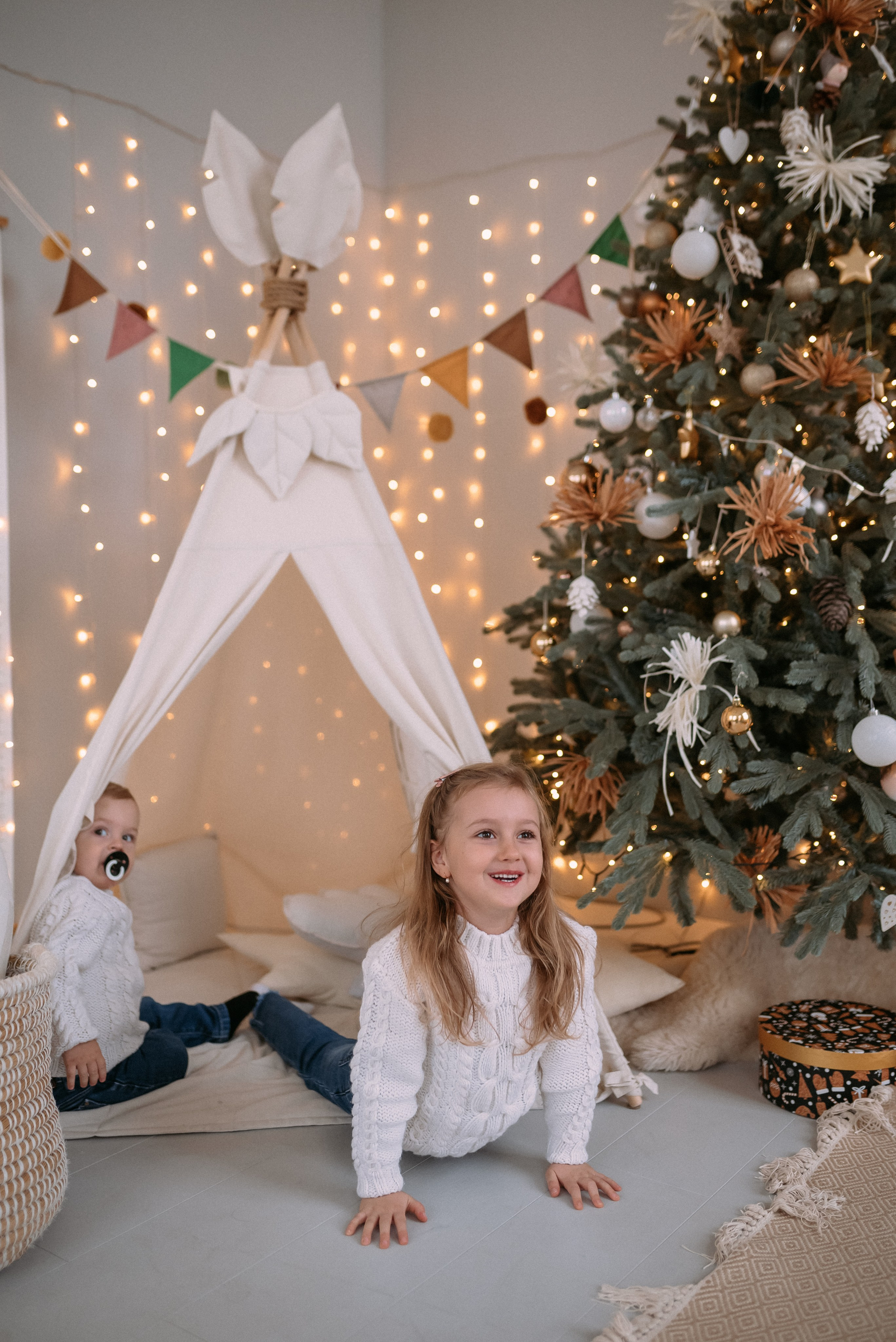 Семейная новогодняя съёмка. Свадебный и семейный фотограф в Симферополе Дарья Маркова