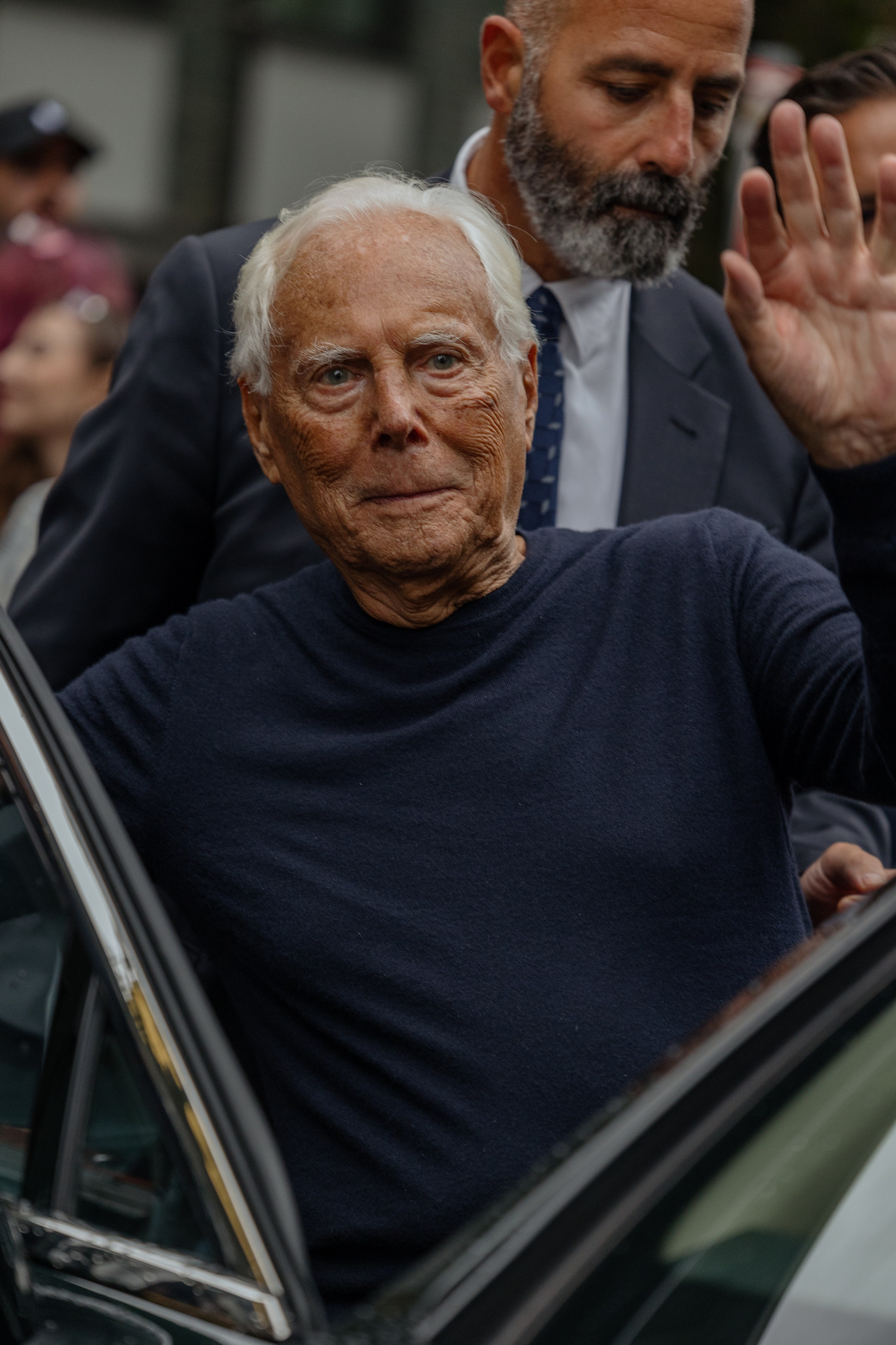 MFW SPRING/SUMMER 2024 EMPORIO ARMANI. Photographer in Milan Ivan Goncharov