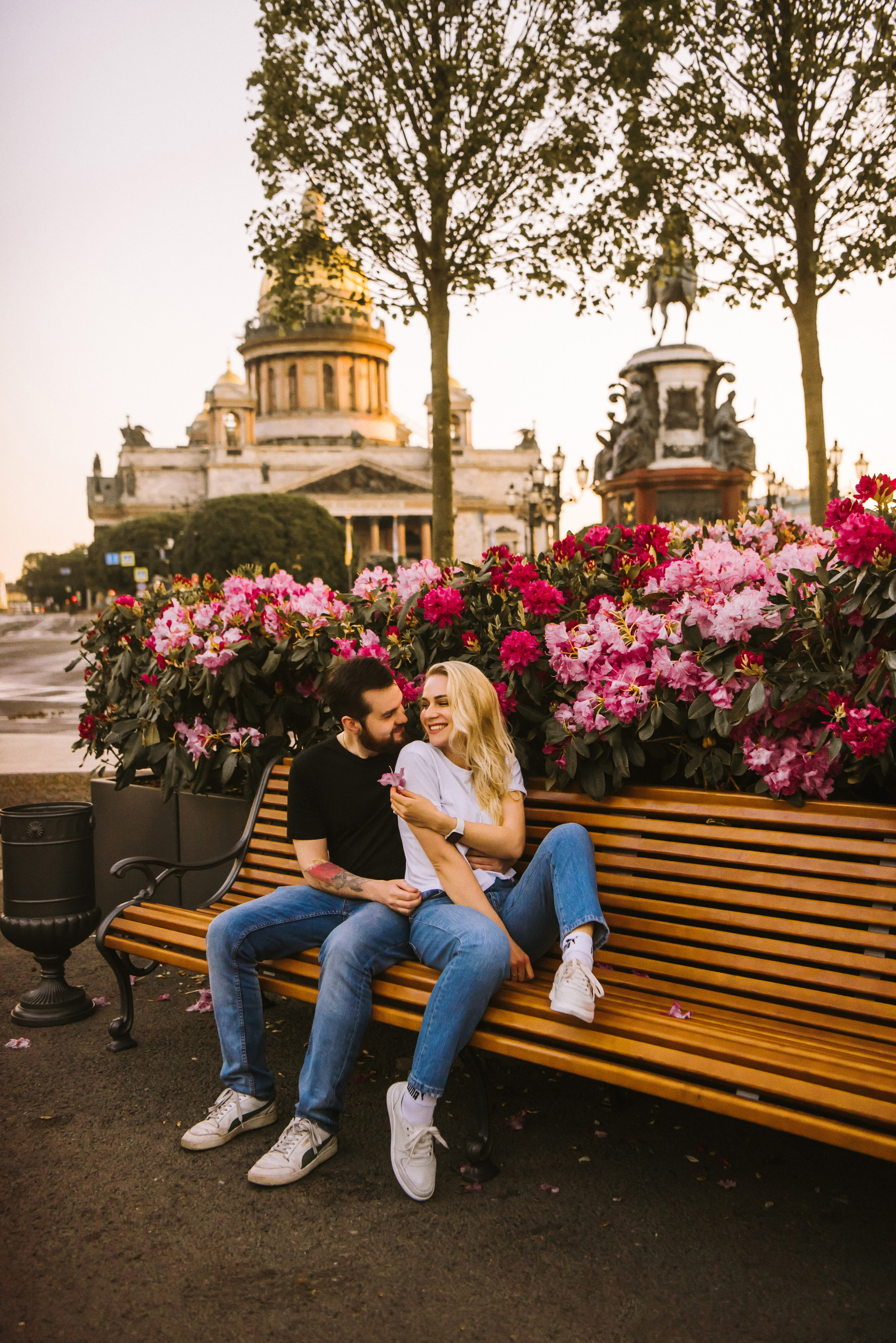 Лера и Женя. Разводные мосты. Рассвет. Свадебный фотограф в Санкт-Петербурге София Шубик