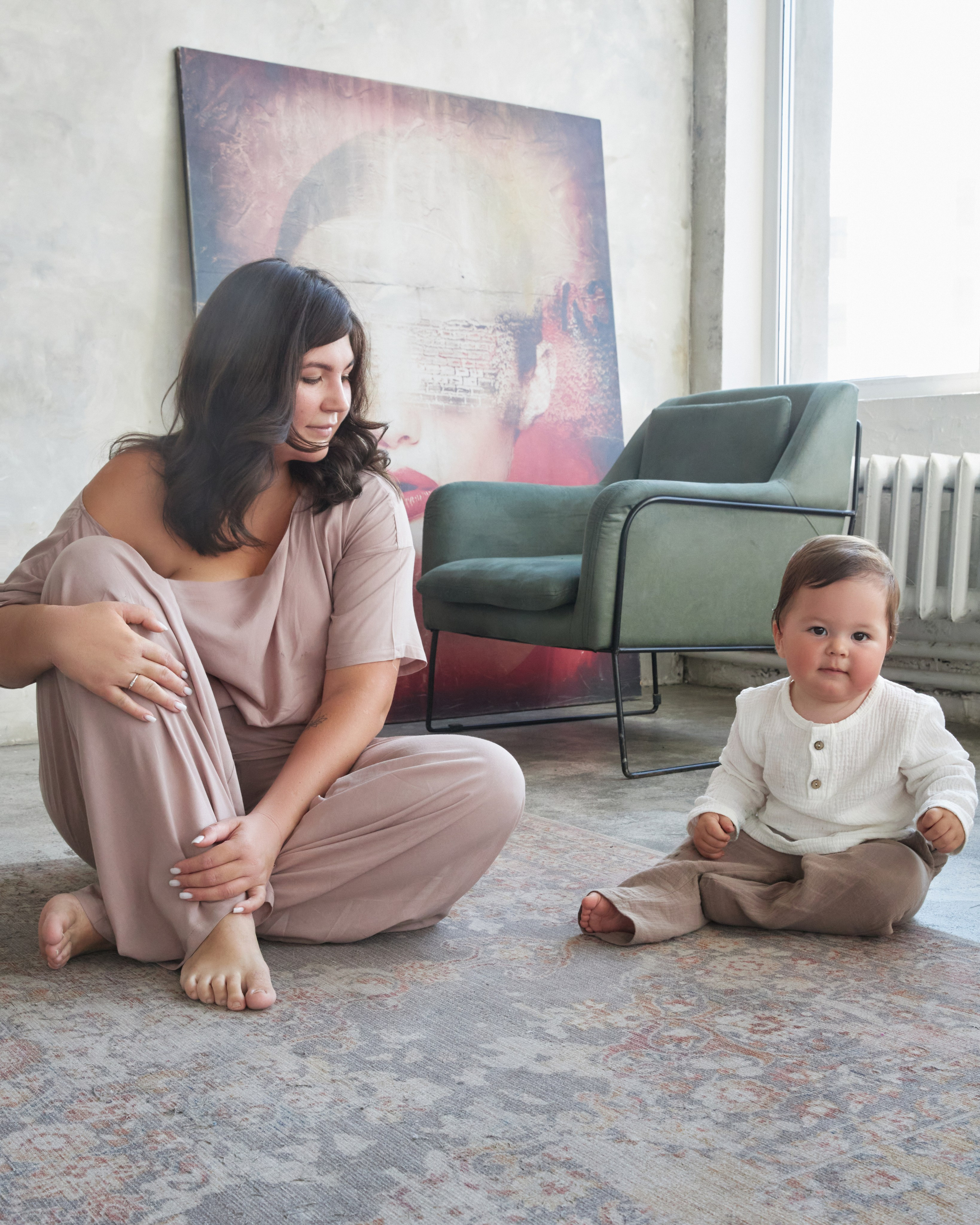 Даша и малыш. Фотограф Москва, преподаватель ретуши