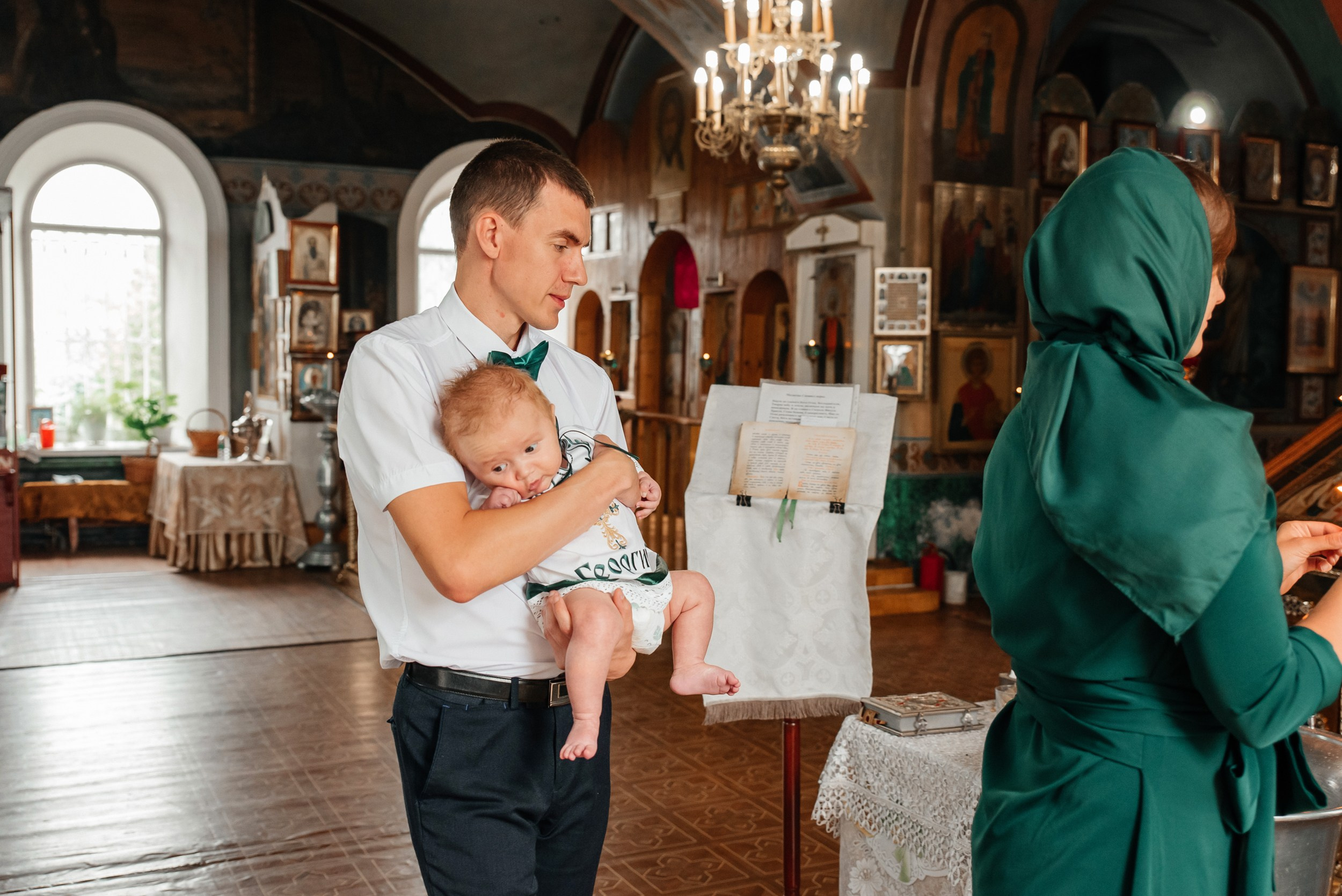 Крещение Георгия. Свадебный и семейный фотограф в Туле Анастасия Чаликова