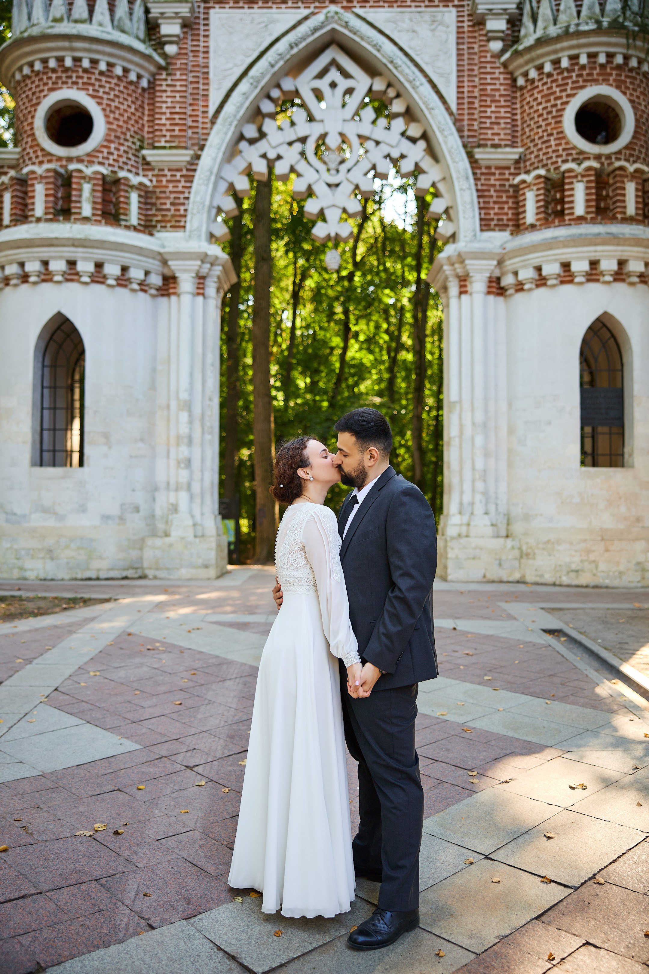 Свадебная фотосессия Царицыно. Свадебный фотограф Сергей Колбинский