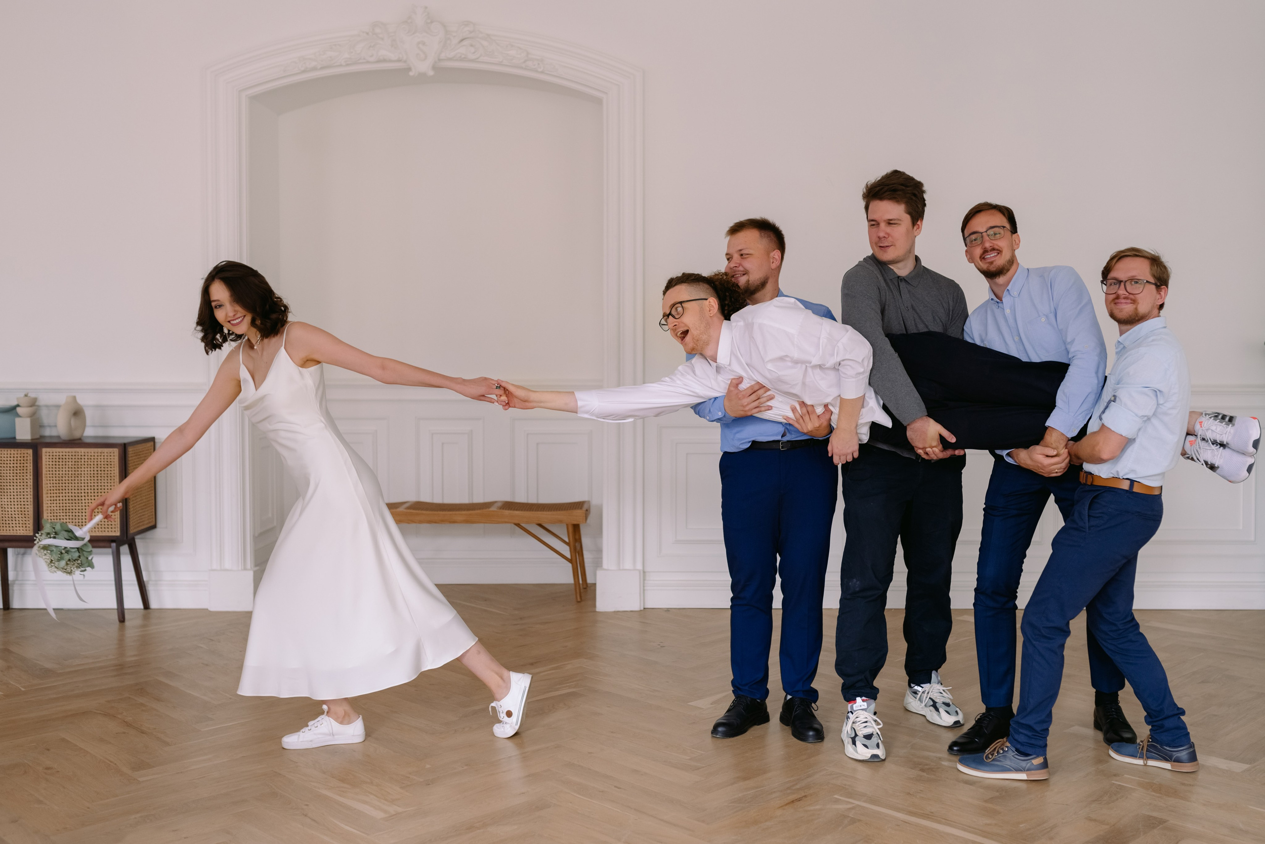 Свадебная фотосессия в студии. Фотограф Юлия Кондратьева