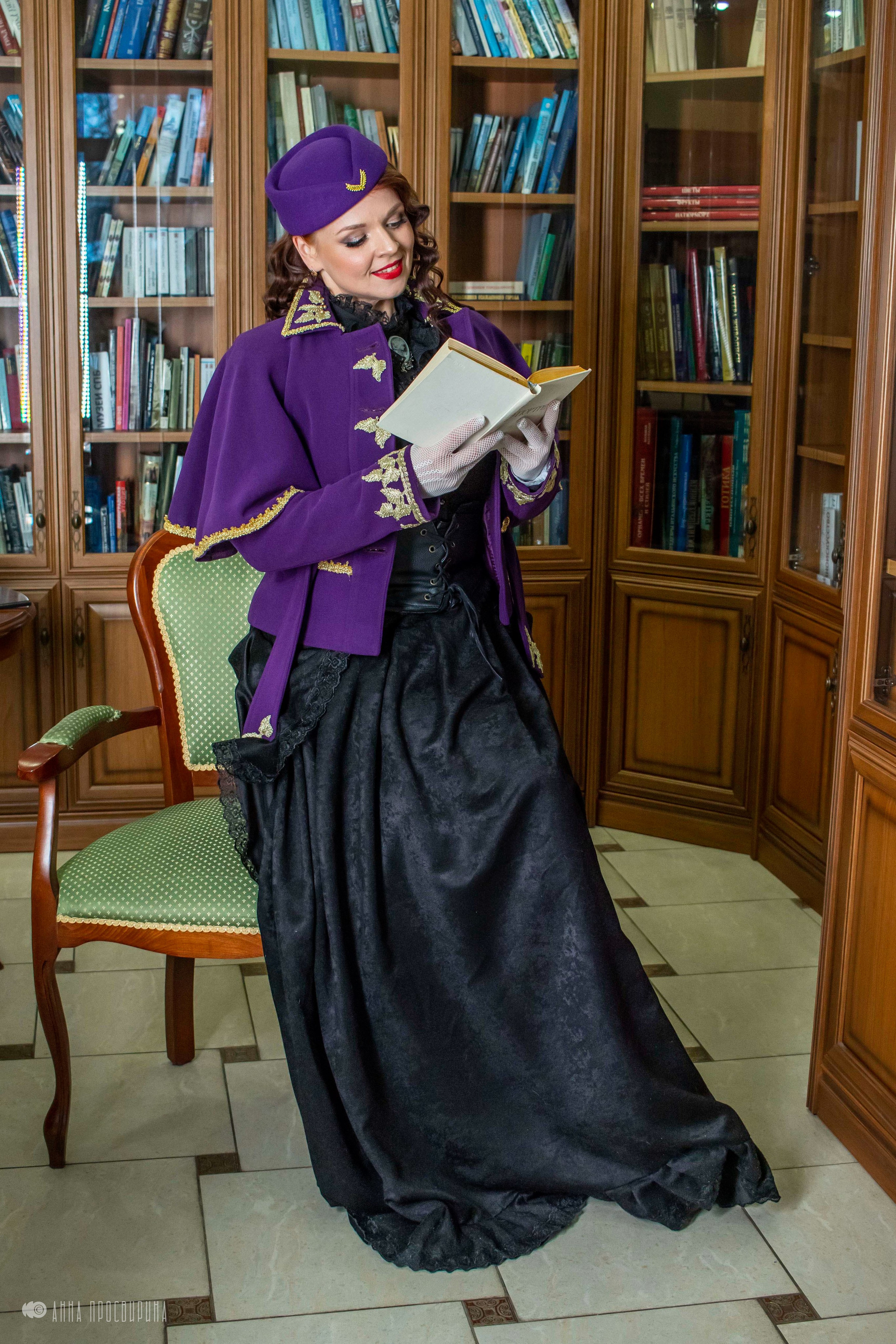 Тематическая фотосессия в библиотеке. Ваш фотограф в Санкт-Петербурге Анна Просвирина