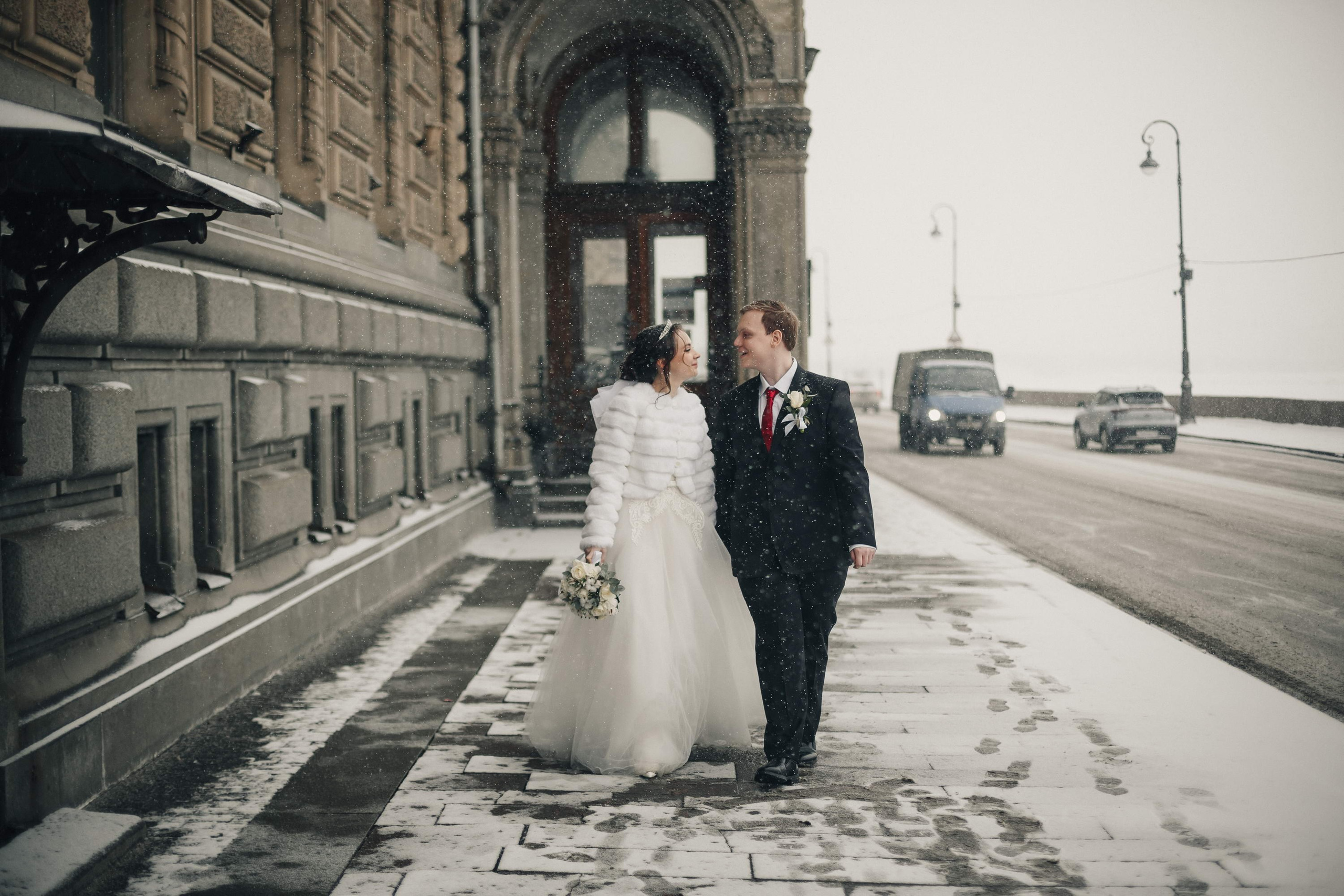 Свадьба в день влюблённых 14 февраля. Свадебный фотограф Игорь Брундасов 8PHOTO на свадьбу венчание загс СПб