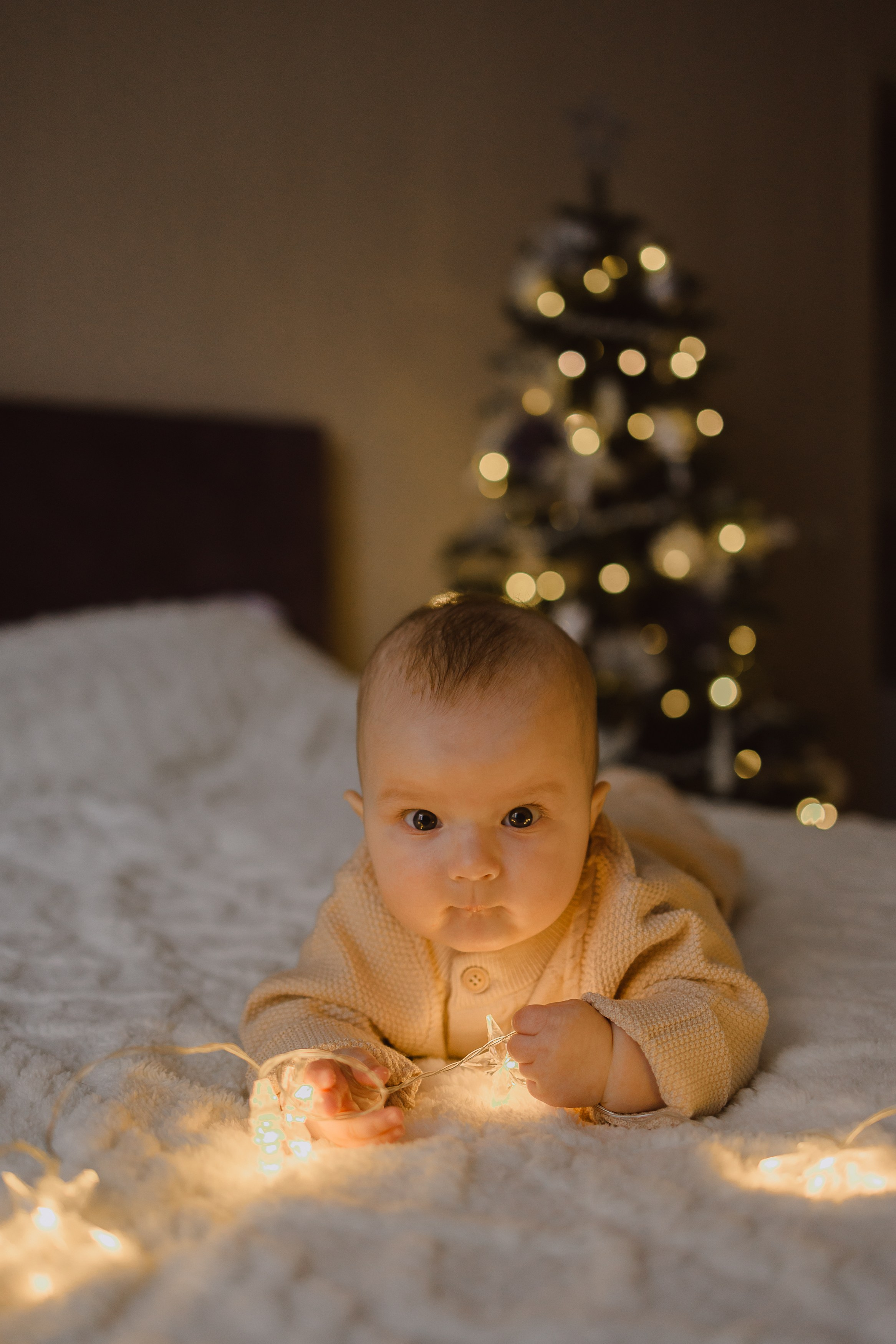 Домашняя фотосессия с новогодним настроением. Семейный и детский фотограф, женский портрет Москва Светлана Мертикова