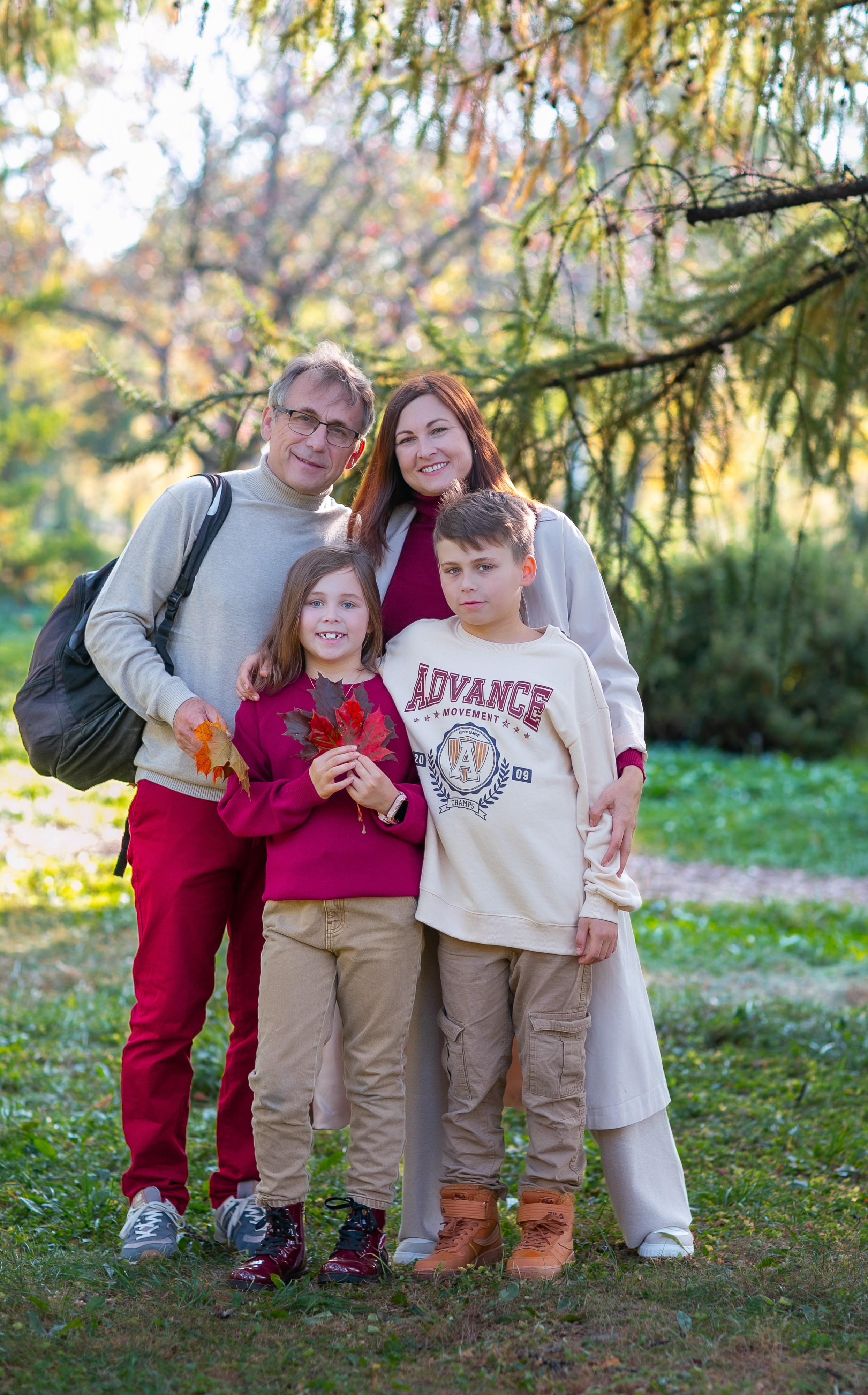 Осень в Ботаническом саду. Семейный и детский фотограф, женский портрет Москва Светлана Мертикова
