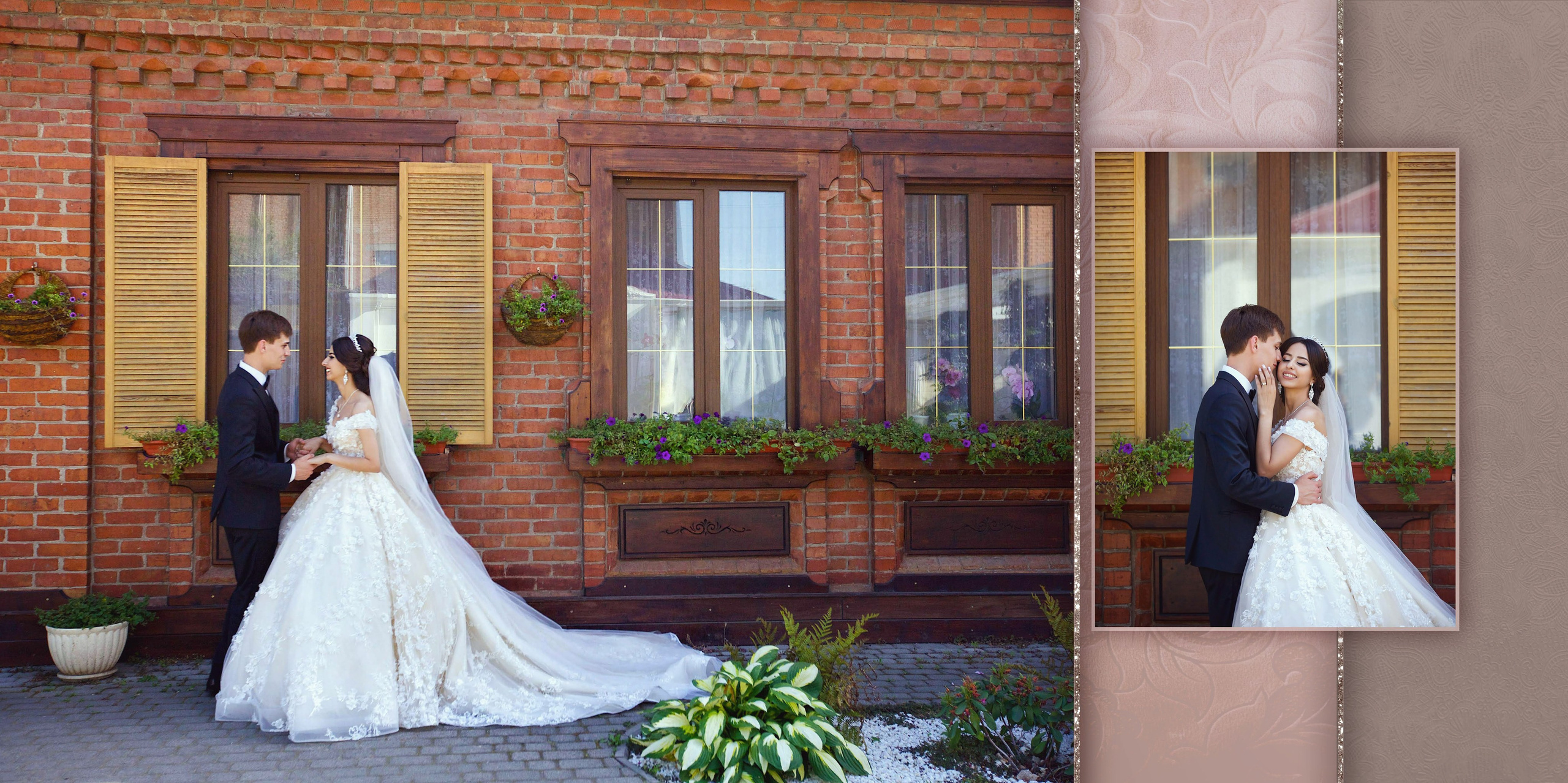 Свадебная фотокнига. Фотограф Кирсанова Наталия. Фотохудожник Наталия Кирсанова