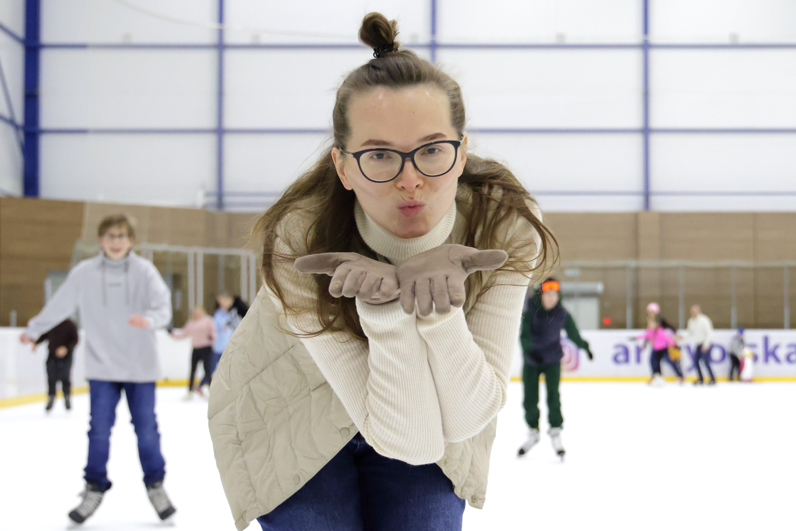 Корпоративное мероприятие на катке. Спортивный и репортажный фотограф Ермакова Светлана