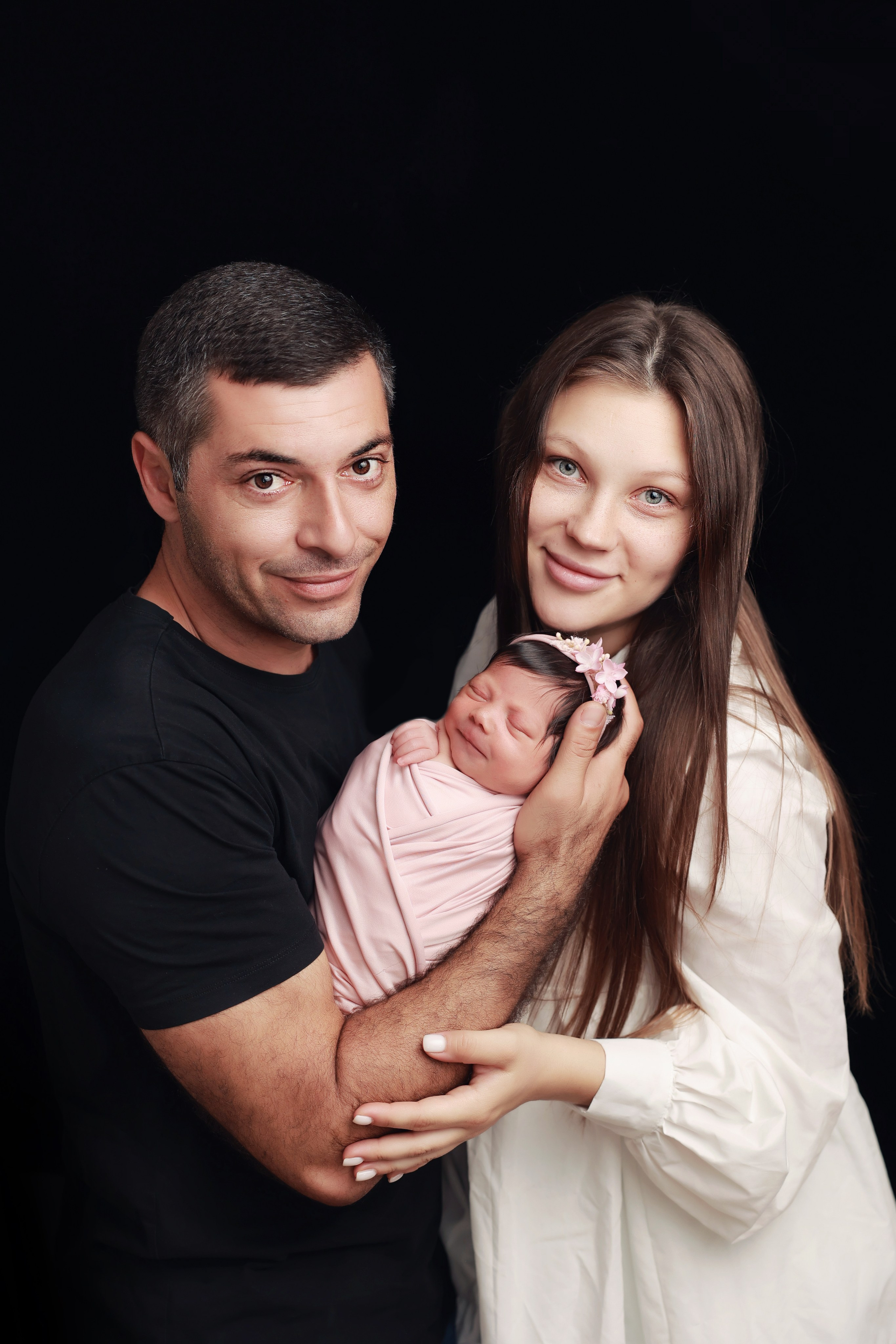 Анечка и ее семья. Фотограф новорожденных в Сочи