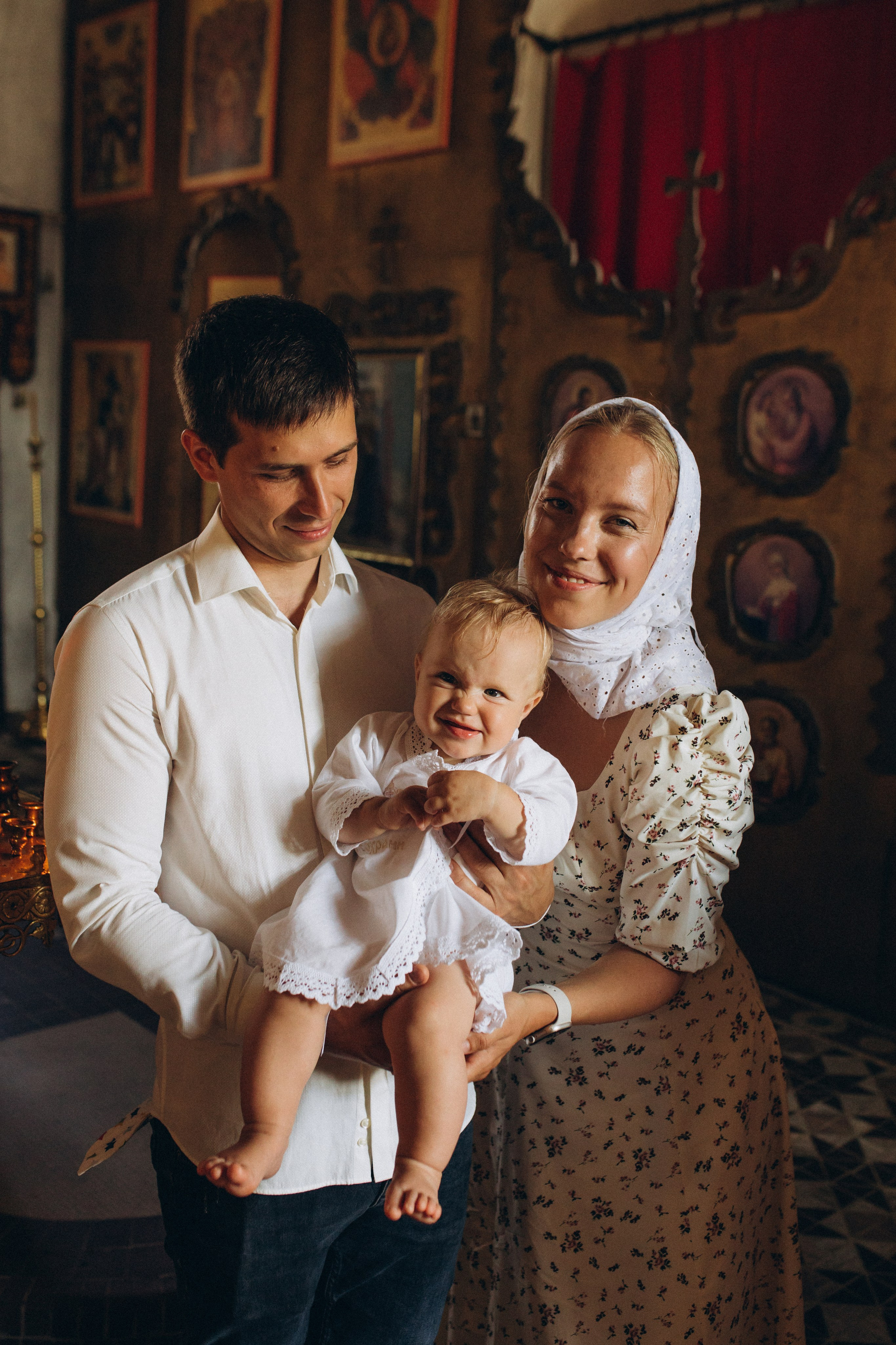 Крещение Марии. Семейный фотограф в Обнинске