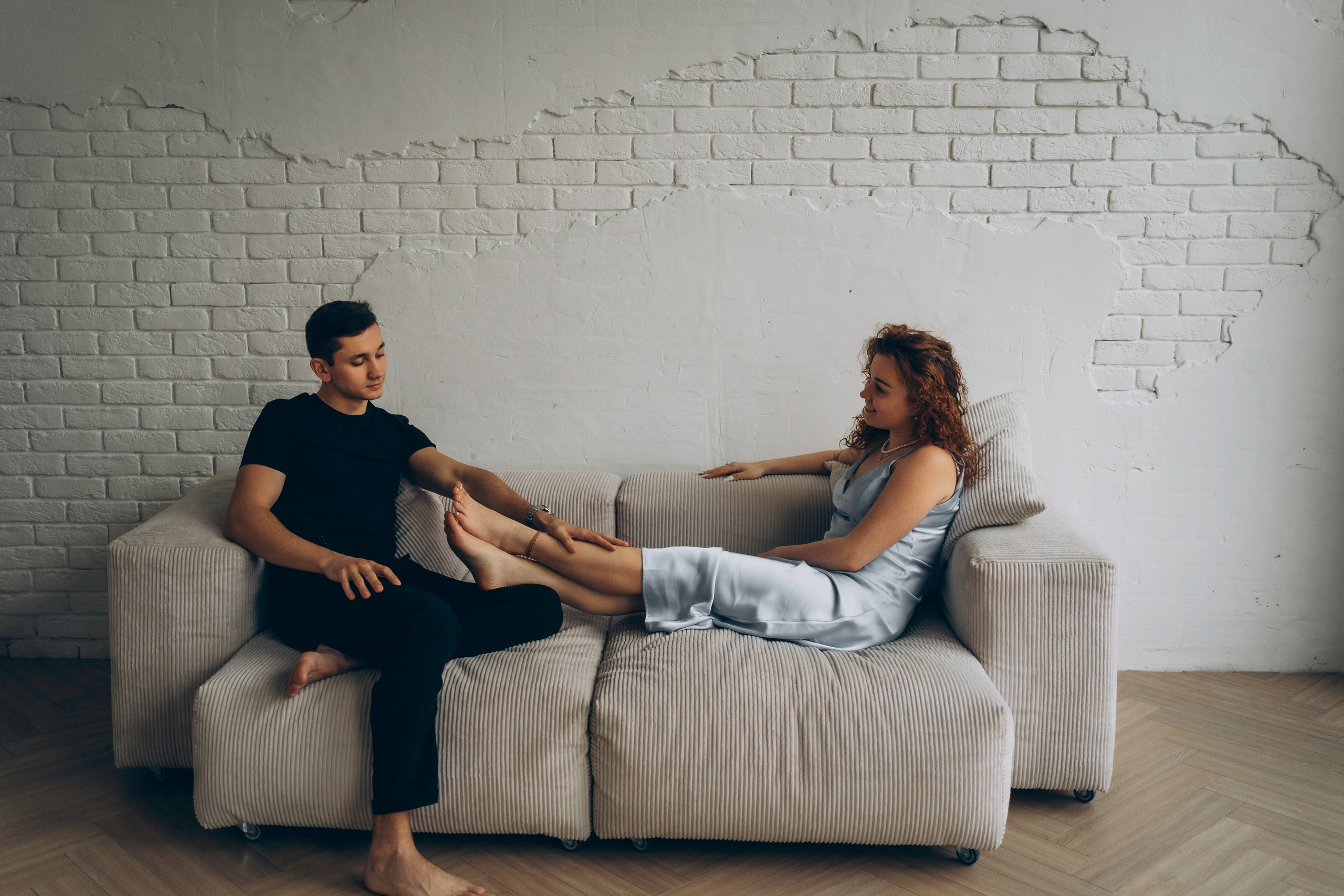 Аня и Вадим студия. Семейный фотограф в Калуге Ирина Алдохина