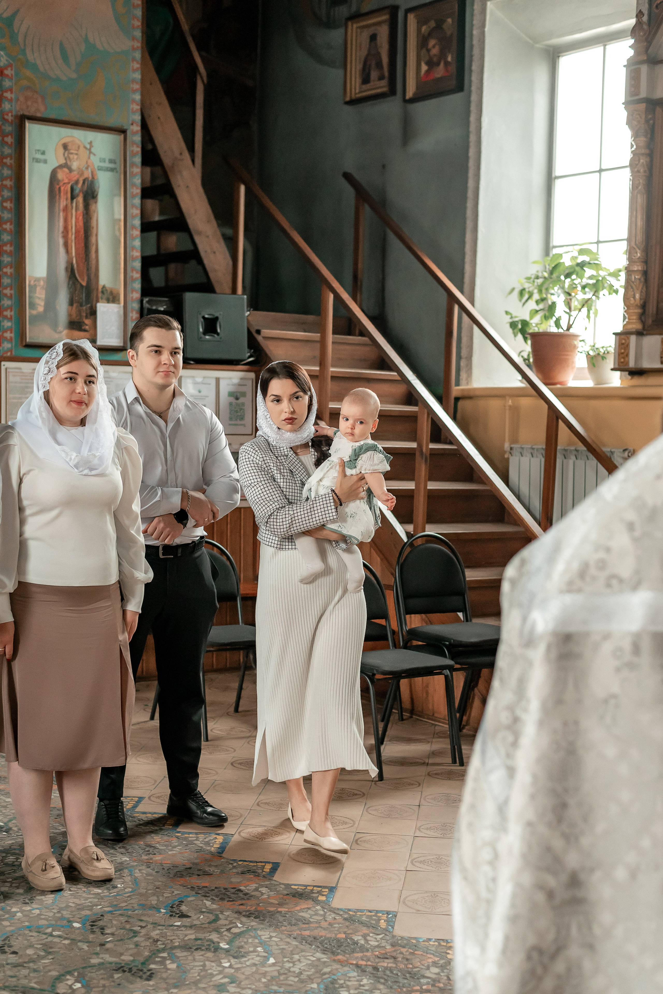 Красивая съемочка Крещение Александры. Семейный и детский фотограф Наталья Горда