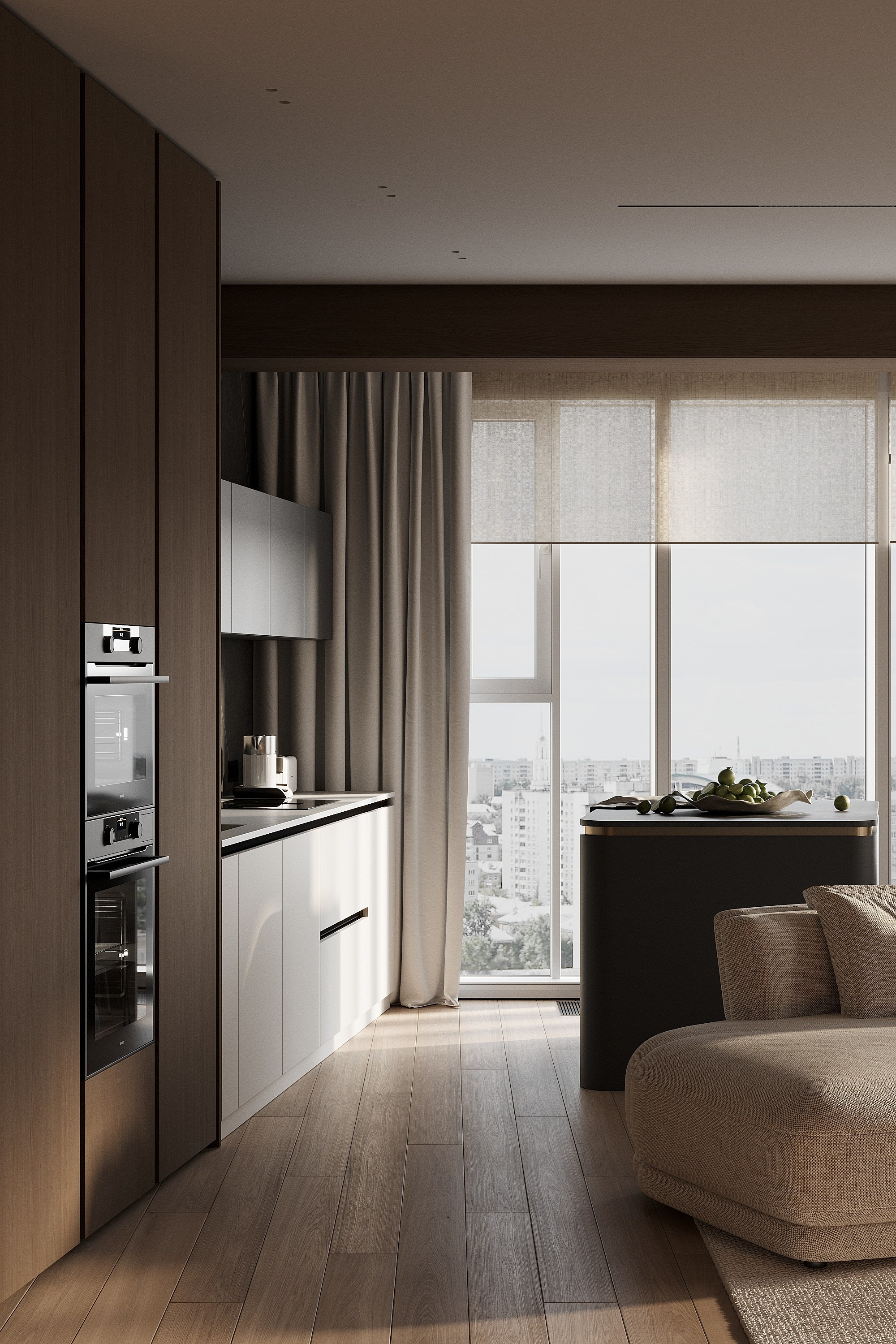 ЖК Sky House. Студия дизайна интерьера mono moon в Москве