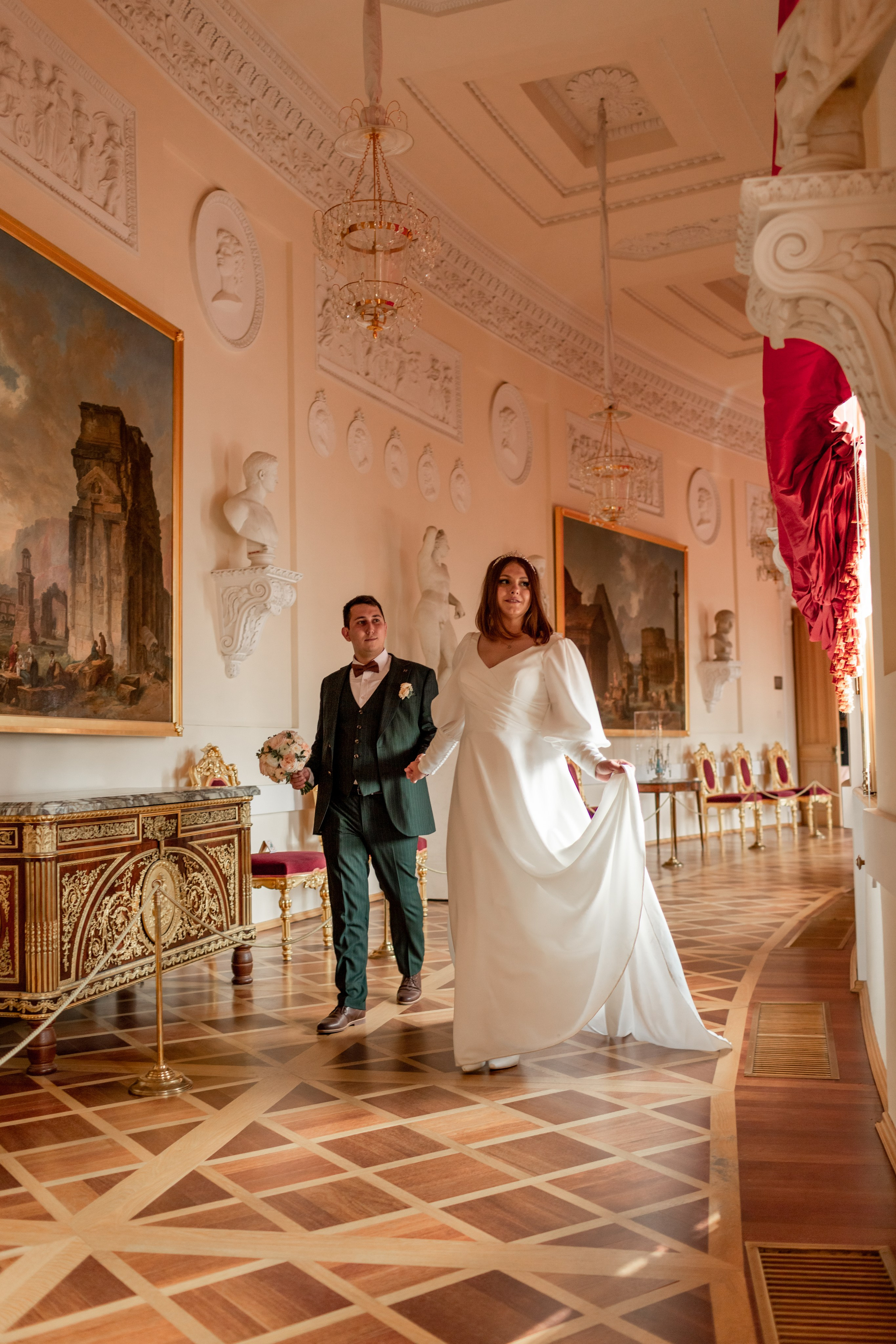 Свадебная фотосессия в Пушкине. Свадебный фотограф Кирилл Белый