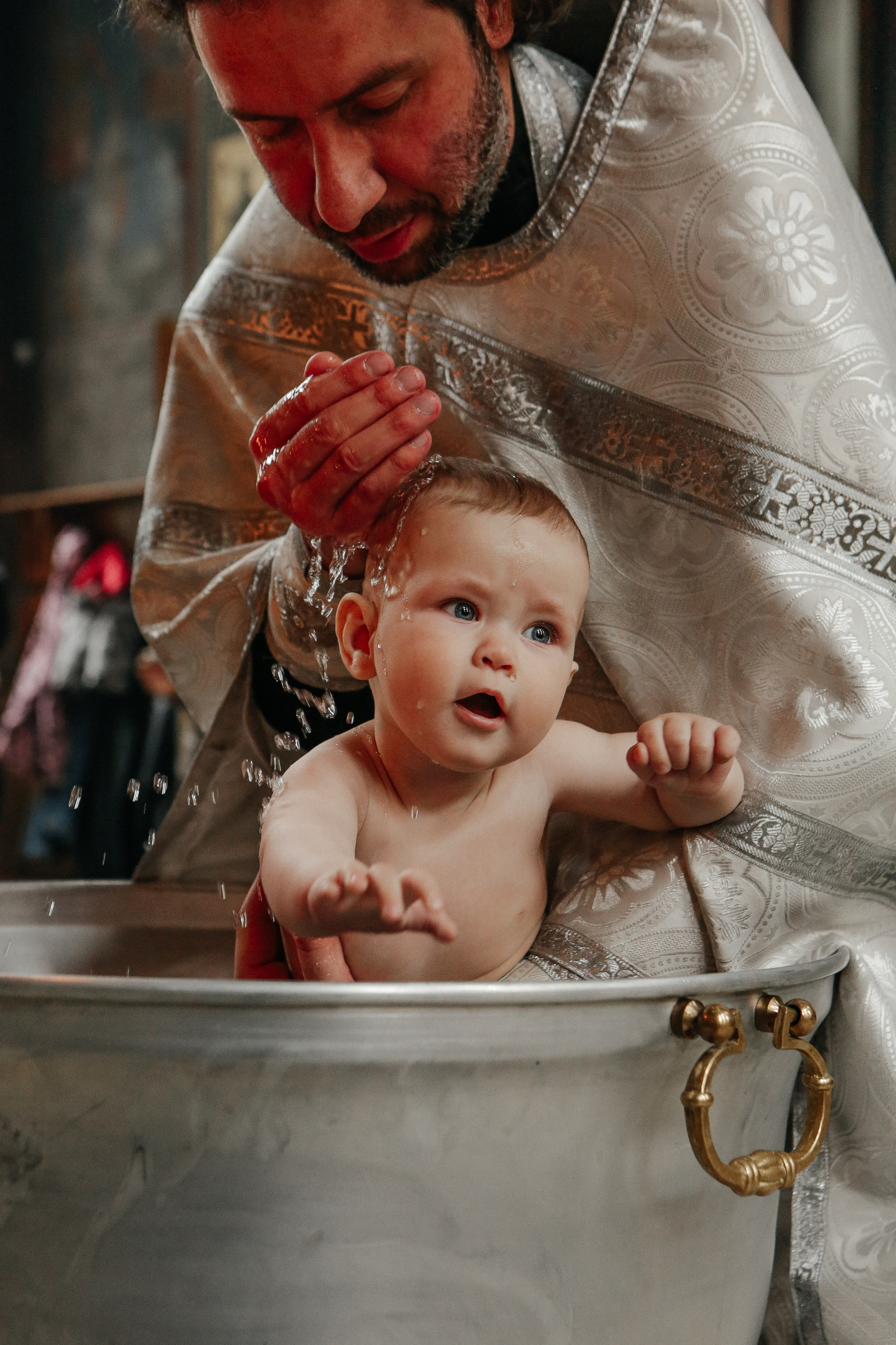 Крещение Максима. Семейный и детский фотограф в Москве Александра Мак