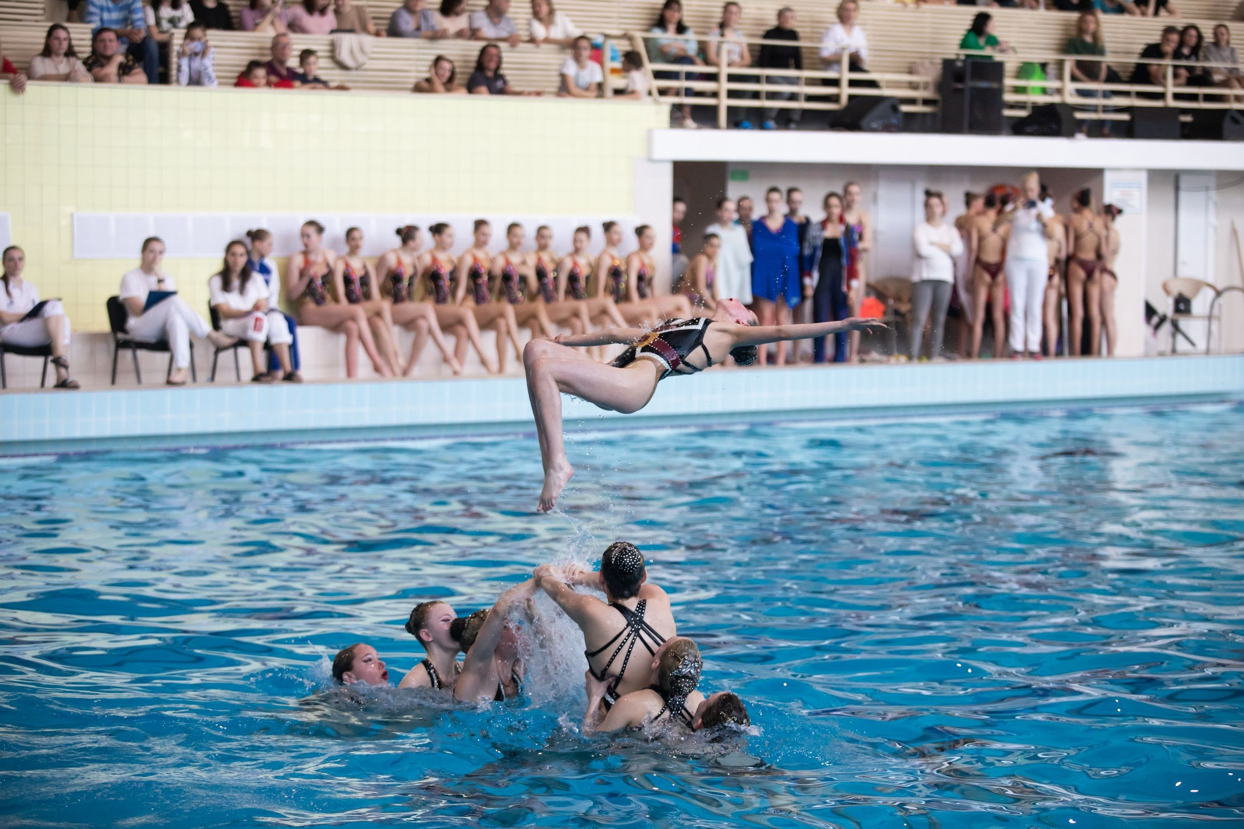 Первенство ЦФО по синхронному плаванию (16 апреля 2023). Репортажный фотограф Алексей Пирязев