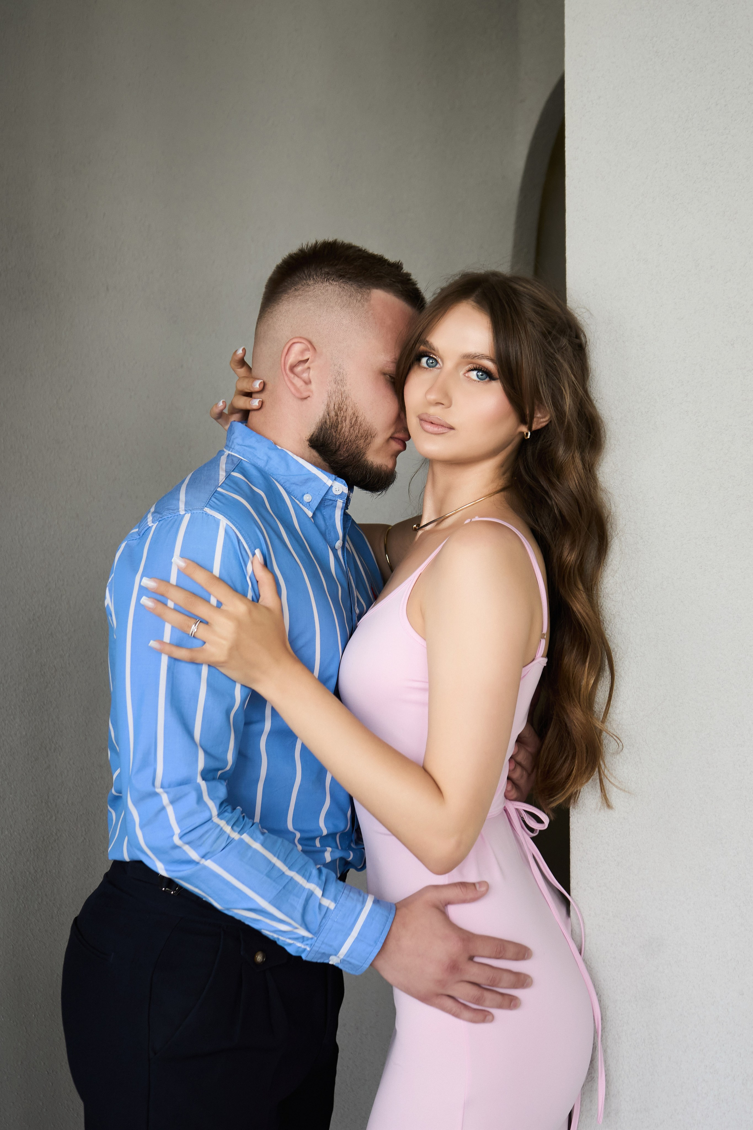 Фотосессия пары в студии. Фотограф Екатеринбург Кокшарова Александра