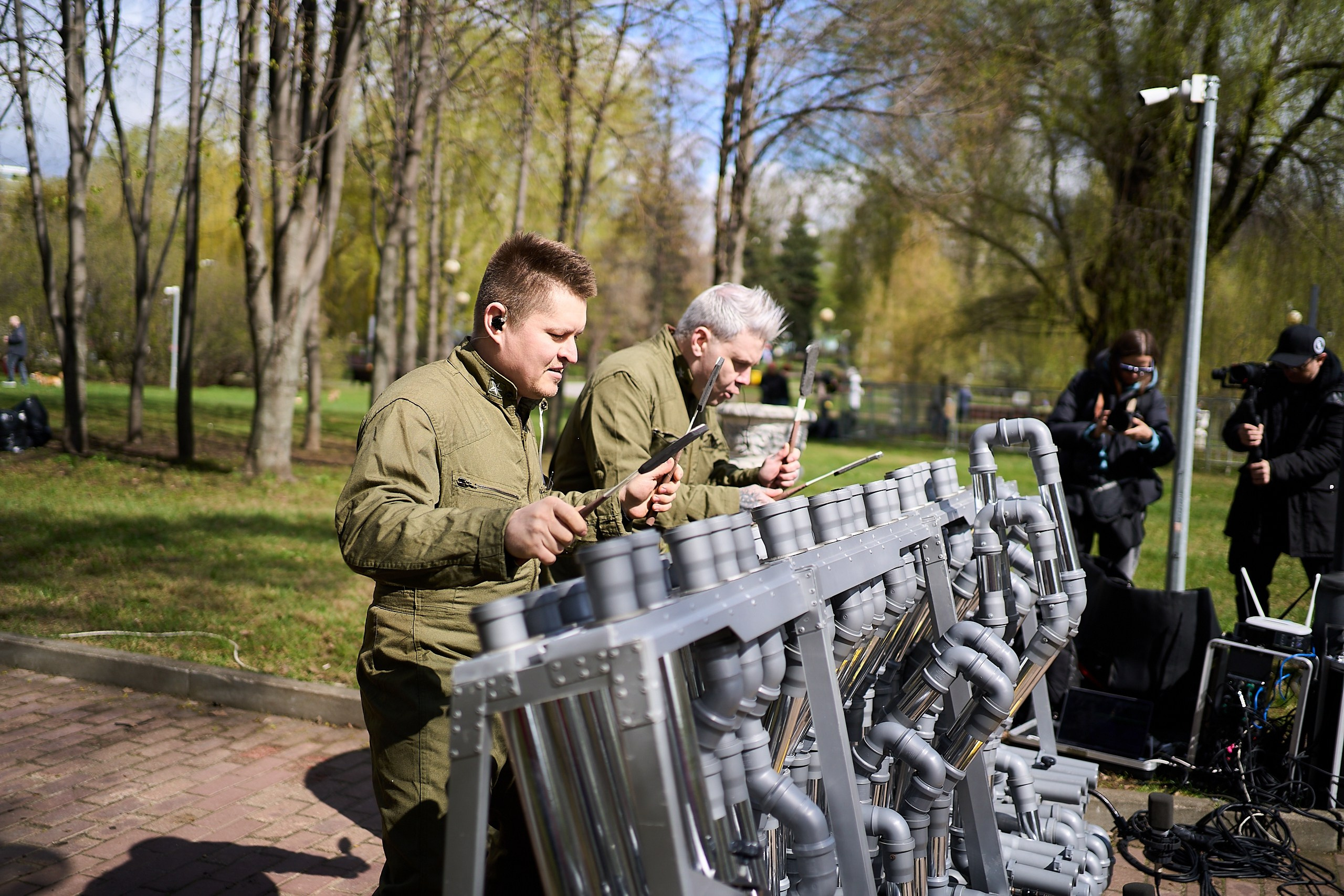 Субботник у Управления делами Мэра и Правительства Москвы. Фотограф и Видеограф в Москве. Олег Корушев