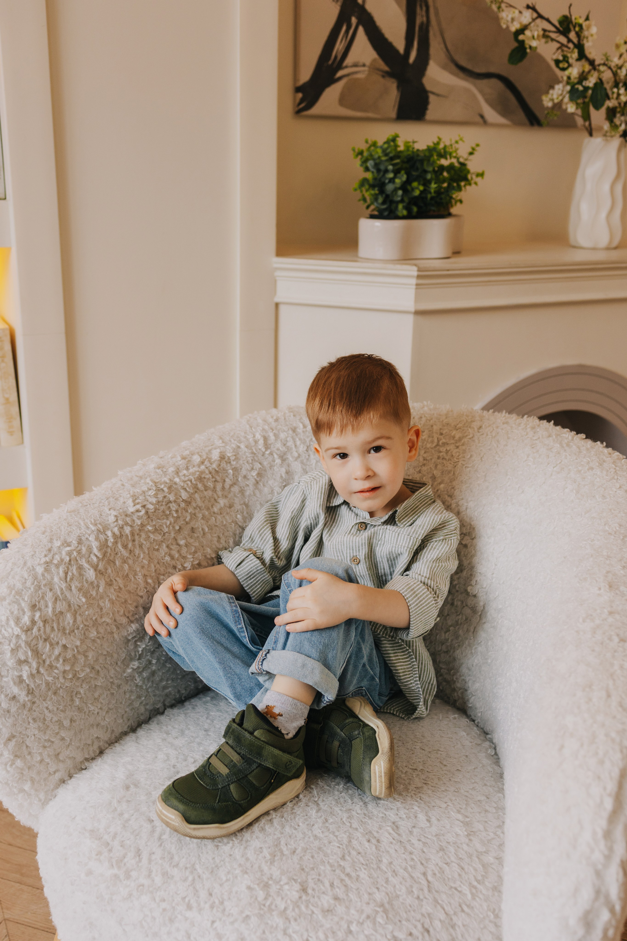 Большая семья. Домашняя фотосессия