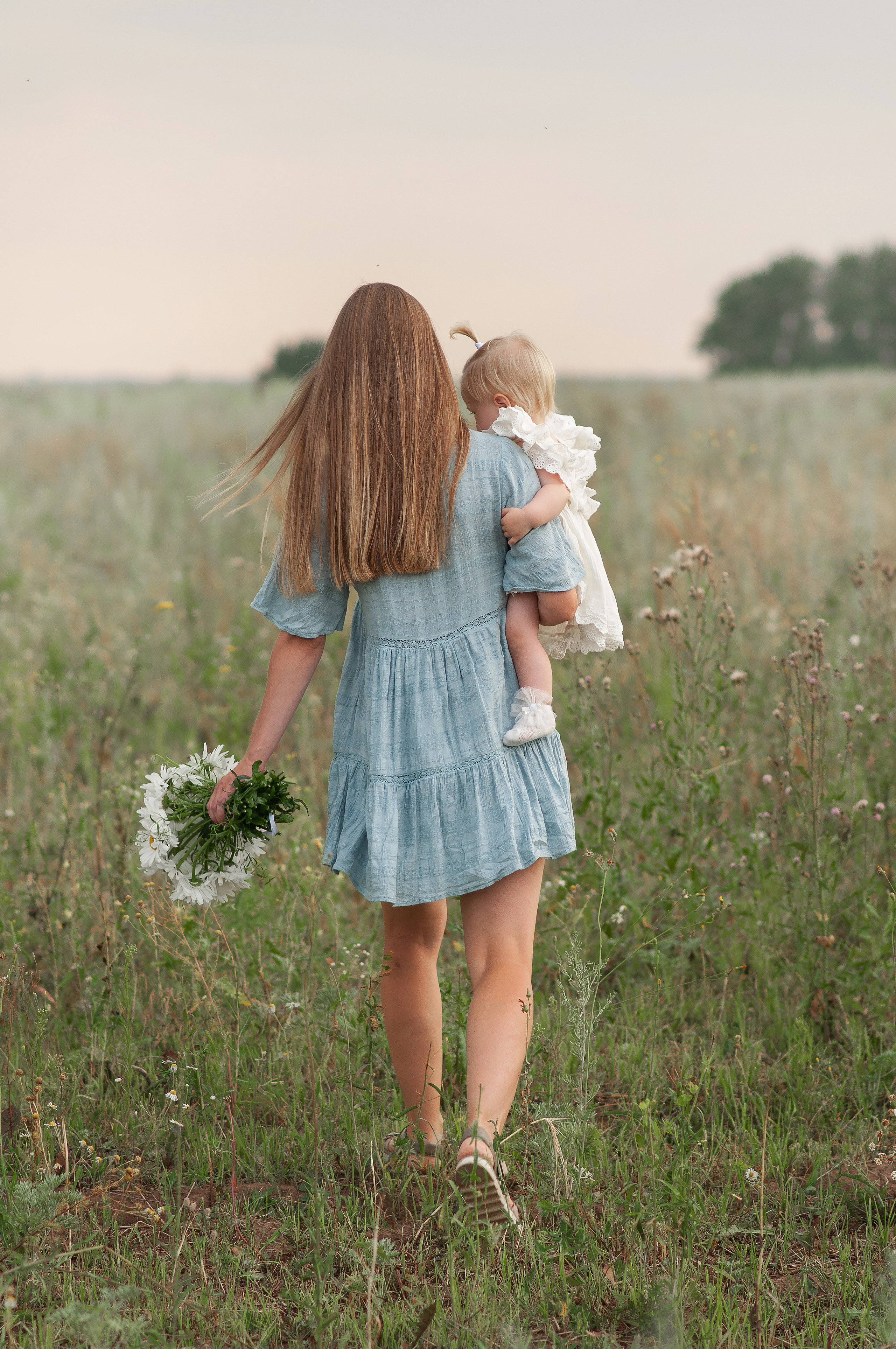 Анюта, Тасенька, Слава. Полынь, радуга, ромашки. НН. Детский и семейный фотограф Катерина Мишина