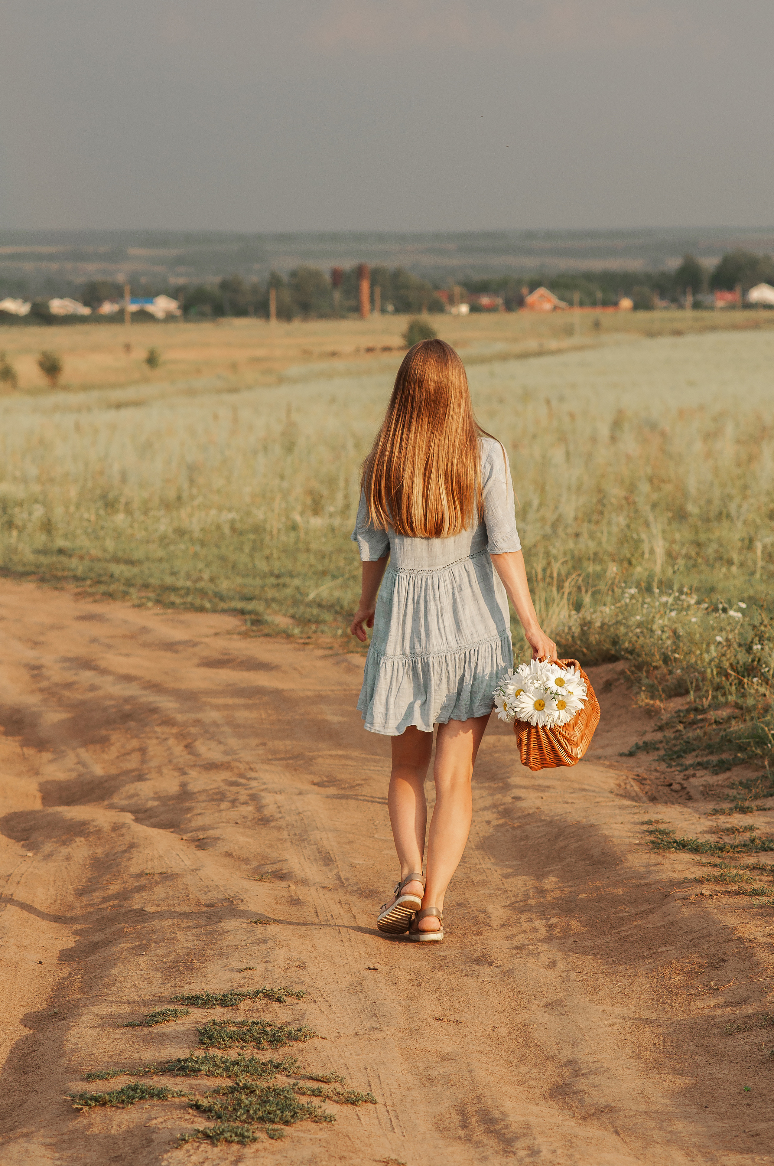 Анюта, Тасенька, Слава. Полынь, радуга, ромашки. НН. Детский и семейный фотограф Катерина Мишина