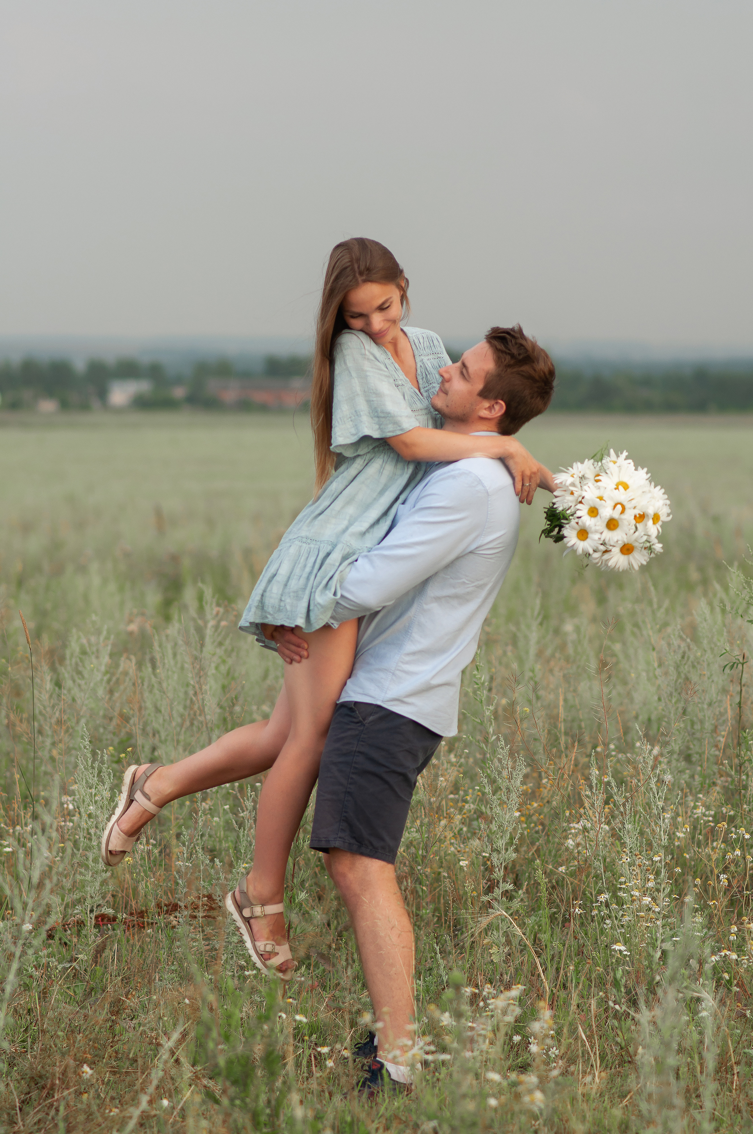 Анюта, Тасенька, Слава. Полынь, радуга, ромашки. НН. Детский и семейный фотограф Катерина Мишина