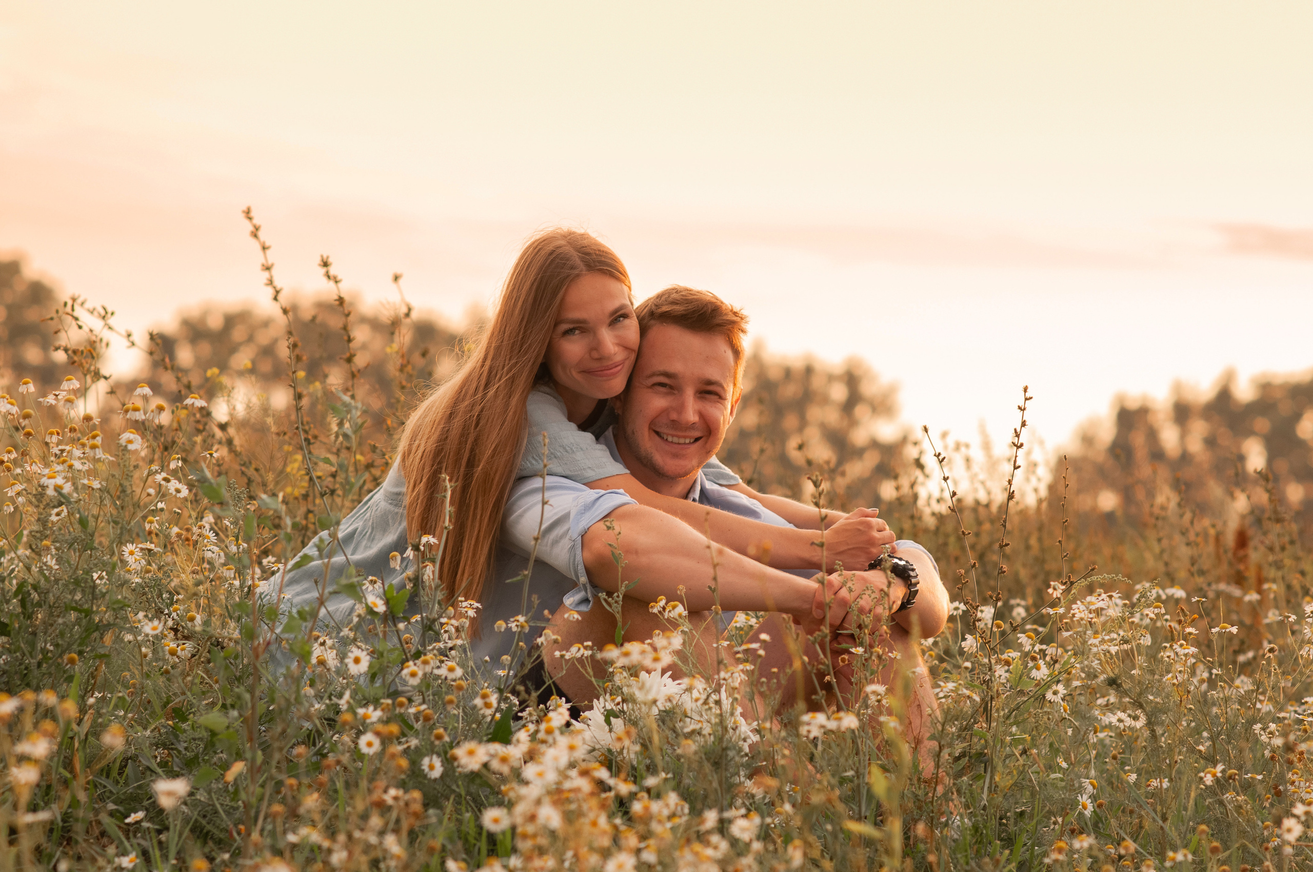 Анюта, Тасенька, Слава. Полынь, радуга, ромашки. НН. Детский и семейный фотограф Катерина Мишина