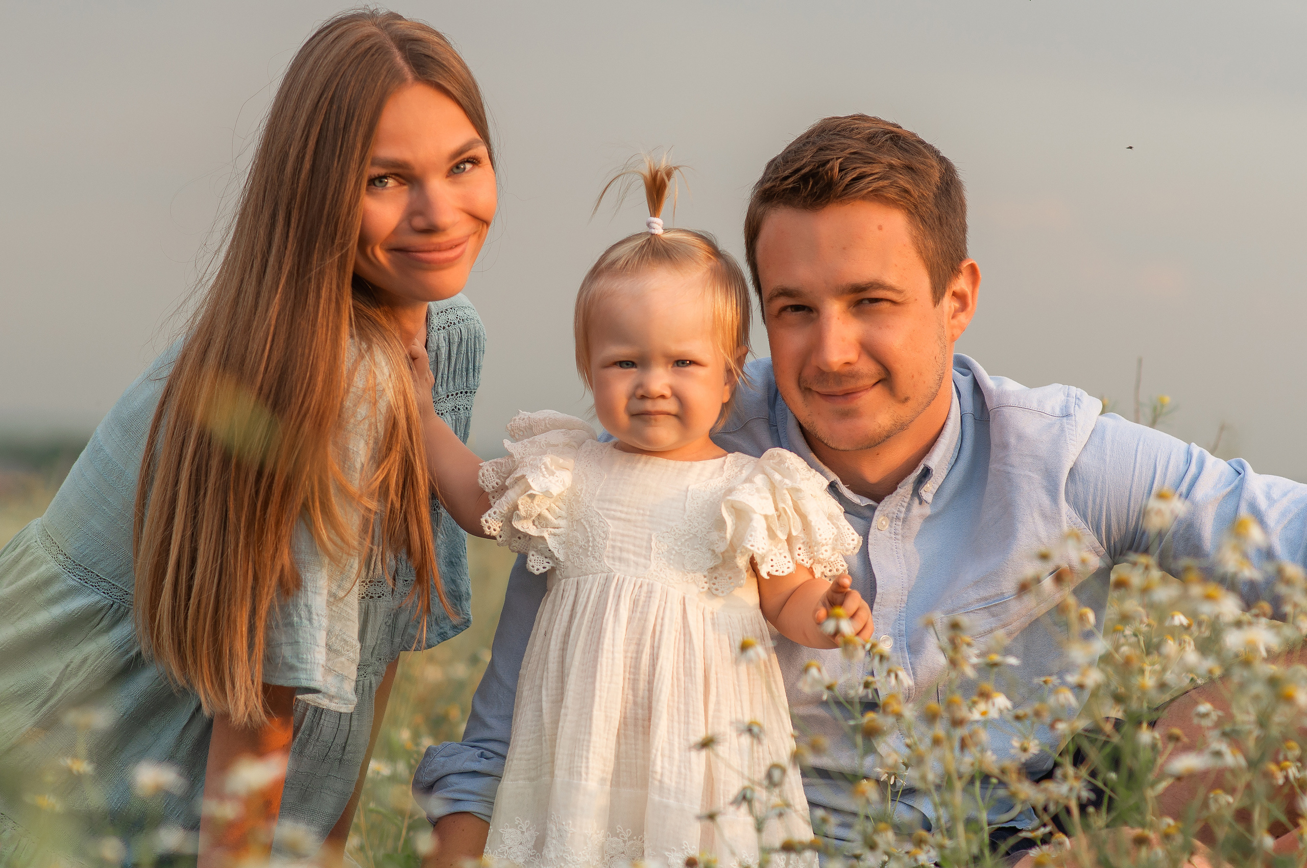 Анюта, Тасенька, Слава. Полынь, радуга, ромашки. НН. Детский и семейный фотограф Катерина Мишина