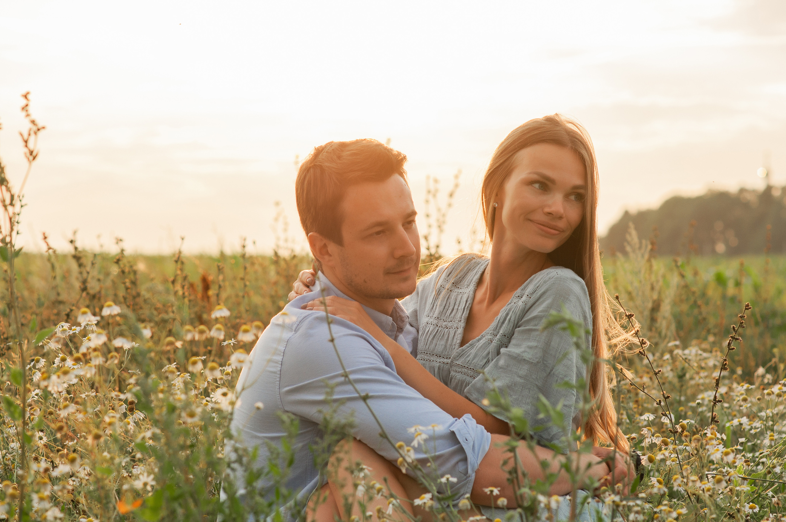 Анюта, Тасенька, Слава. Полынь, радуга, ромашки. НН. Детский и семейный фотограф Катерина Мишина