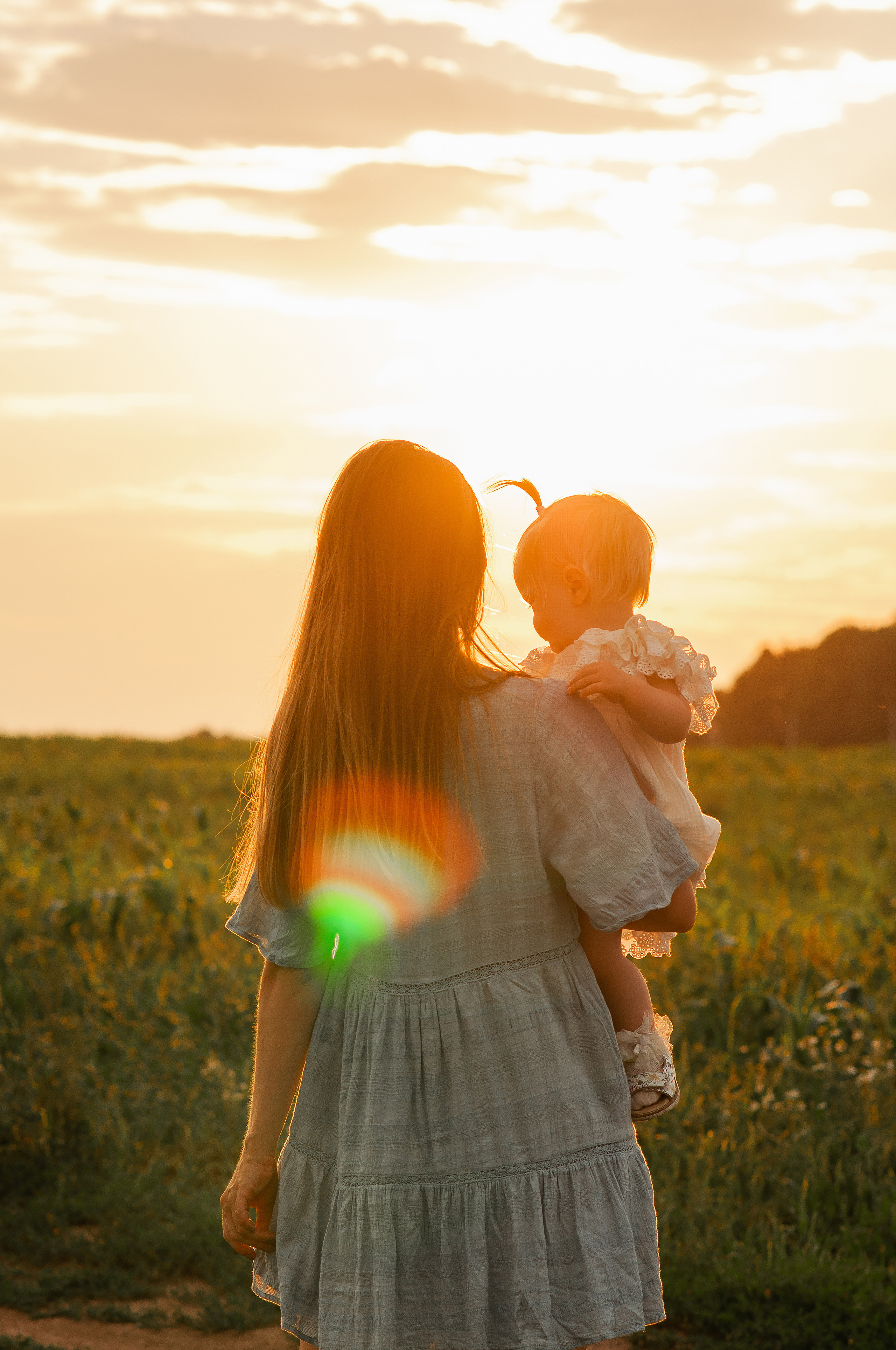 Анюта, Тасенька, Слава. Полынь, радуга, ромашки. НН. Детский и семейный фотограф Катерина Мишина