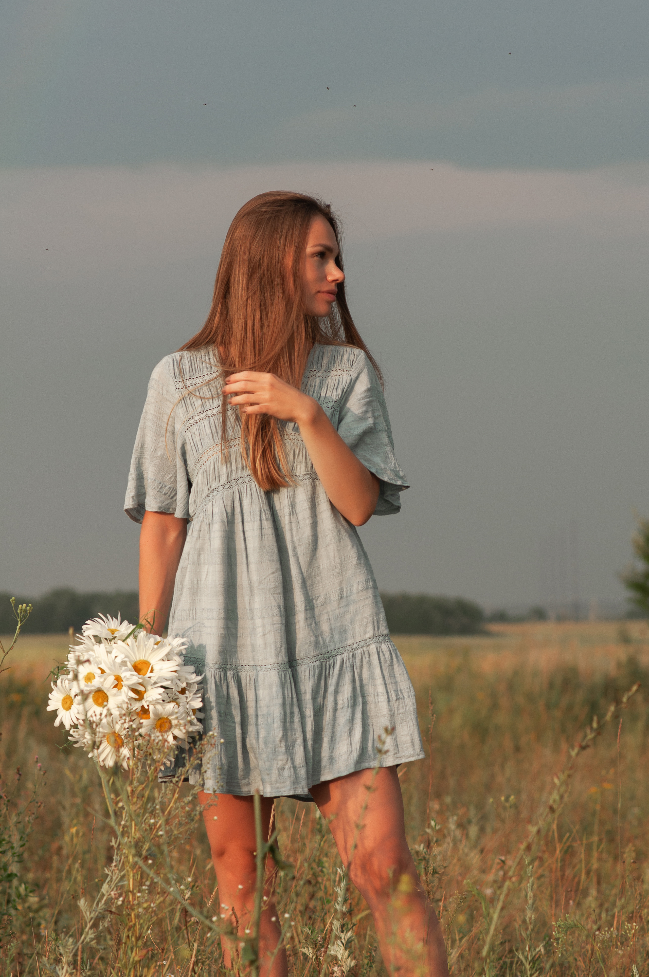 Анюта, Тасенька, Слава. Полынь, радуга, ромашки. НН. Детский и семейный фотограф Катерина Мишина