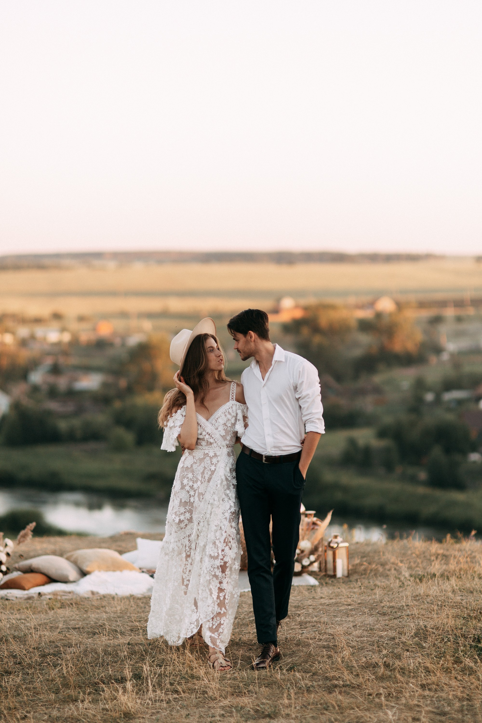 Свадьба на природе в стиле Бохо