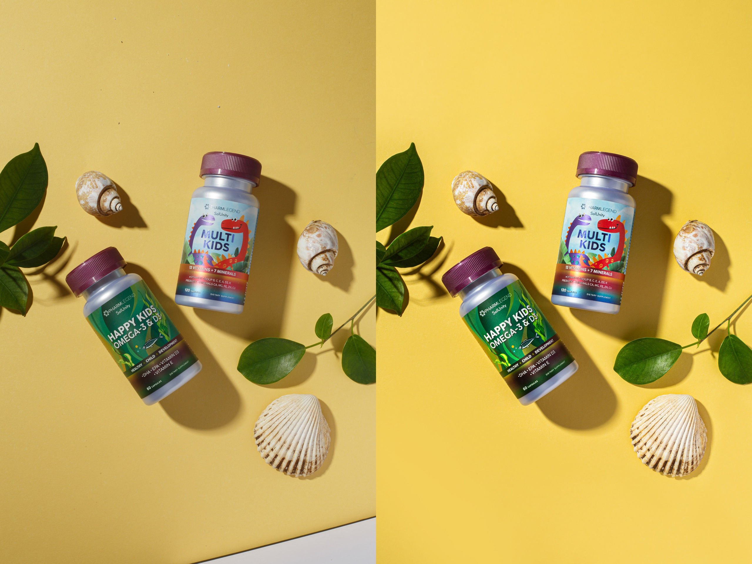 Ретушь фотографий витаминов и БАДов | Студия SVITHART