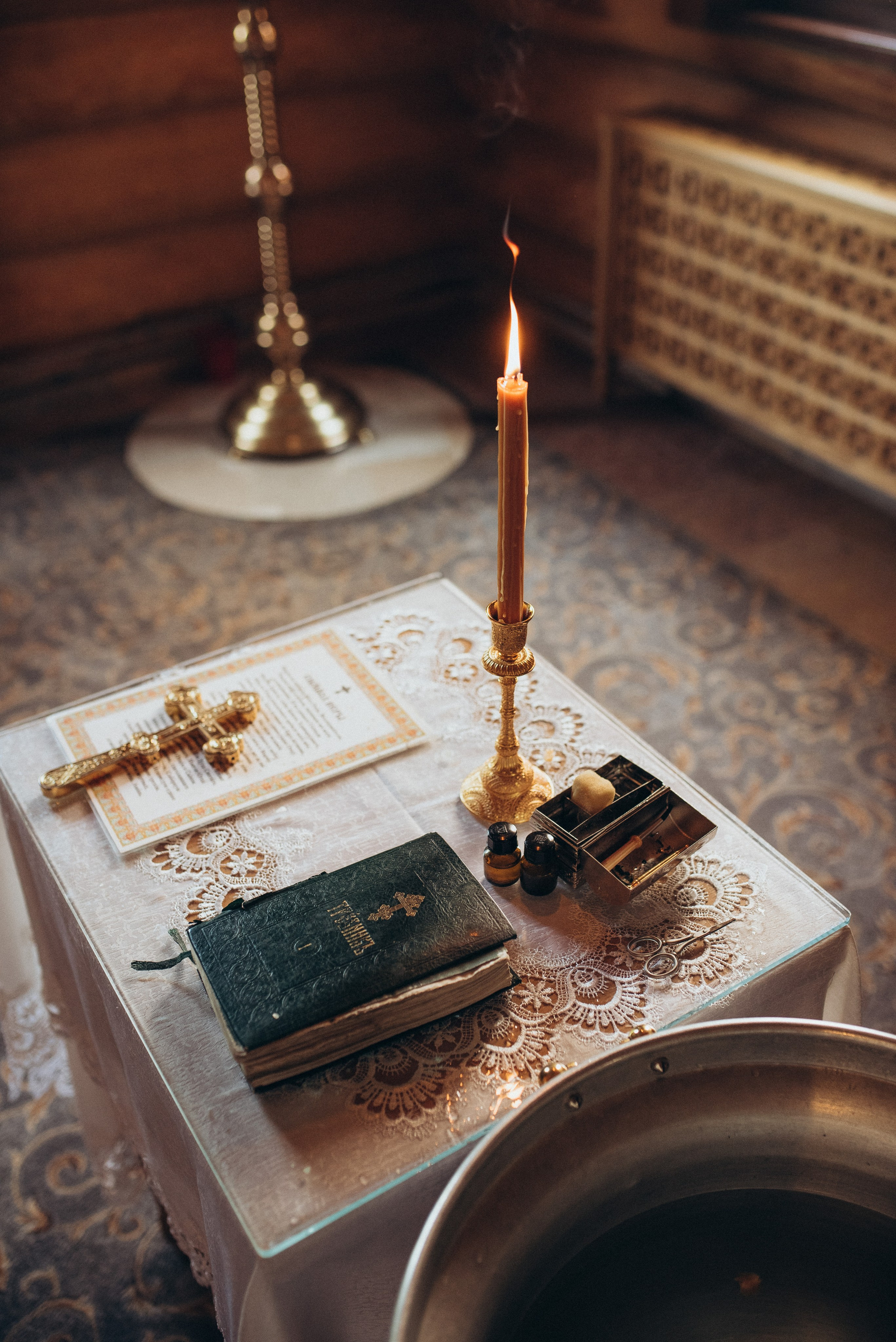 Таинство Крещения Всеволода. Семейный фотограф в Москве Екатерина Север