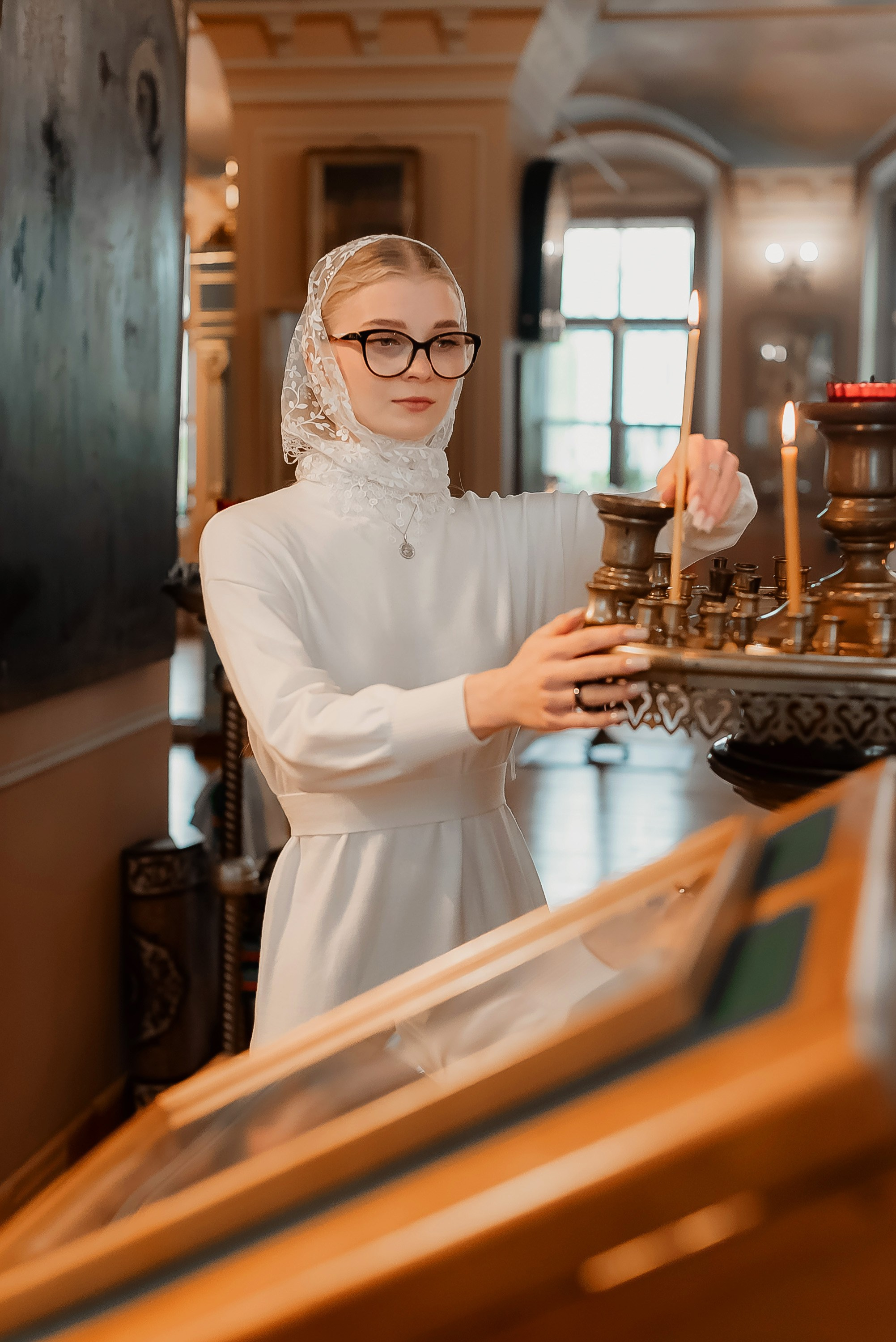 Крещение Стефании. Фотограф Тула творческие фотосессии недорого Ольга Ромашина