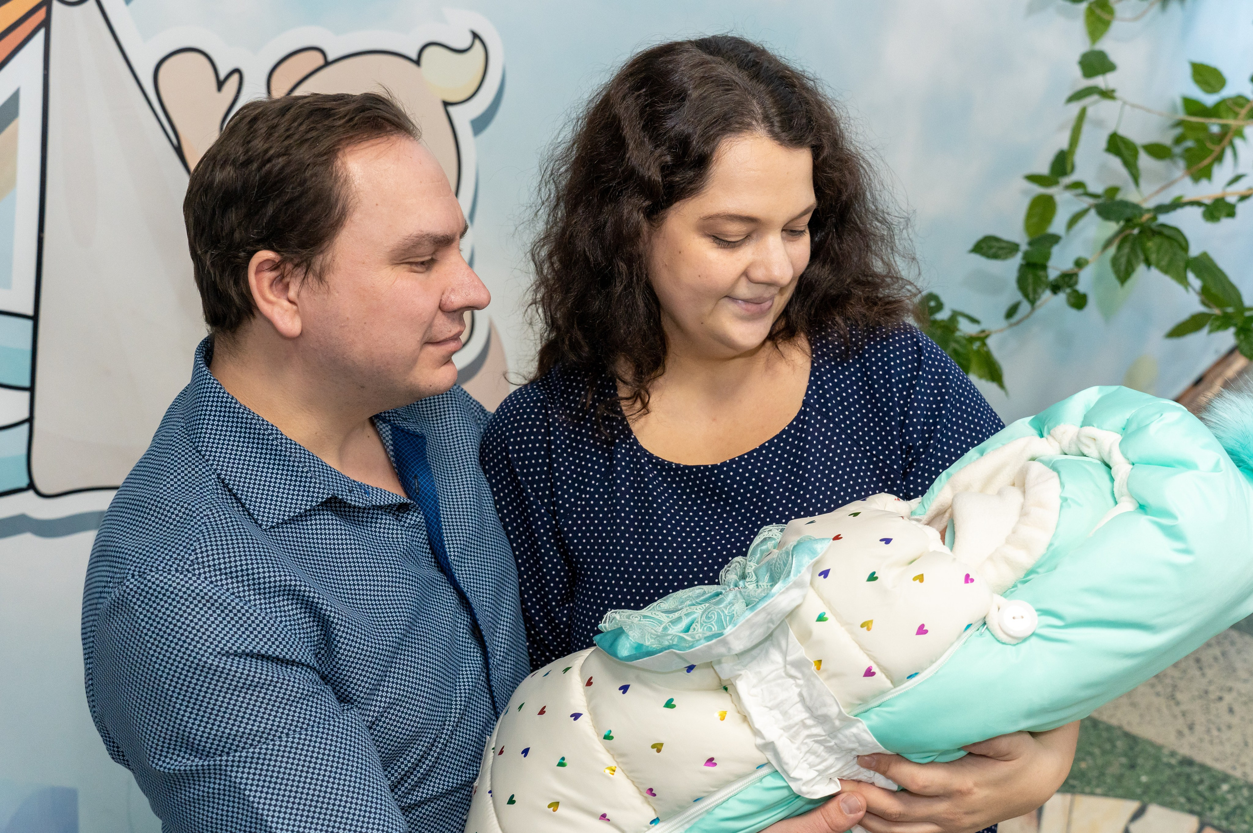 Выписка из роддома. Фотограф на Крещение и Венчание в Туле, детский и семейный фотограф