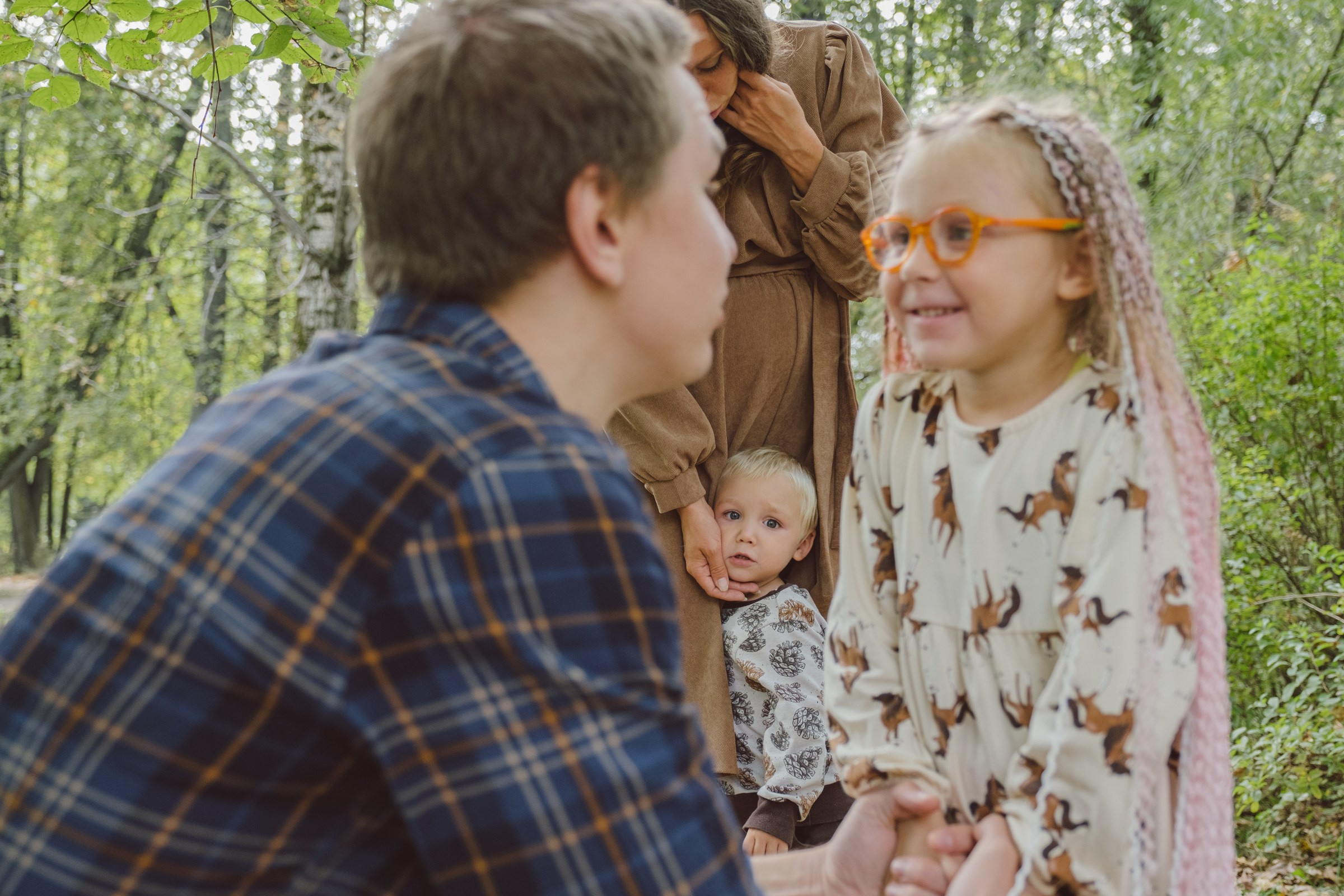 В парке. Свадебные и семейные фотографы в Москве Максим и Оксана Первомай