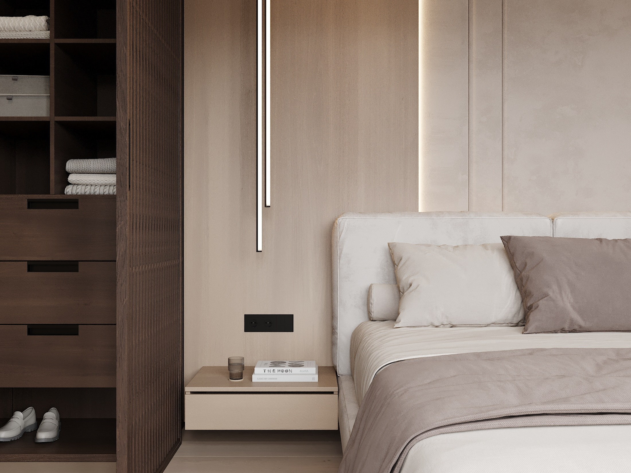 ЖК Снегири 189.0 кв.м. Дизайнер интерьера и 3D визуализатор Ванчугова Ольга