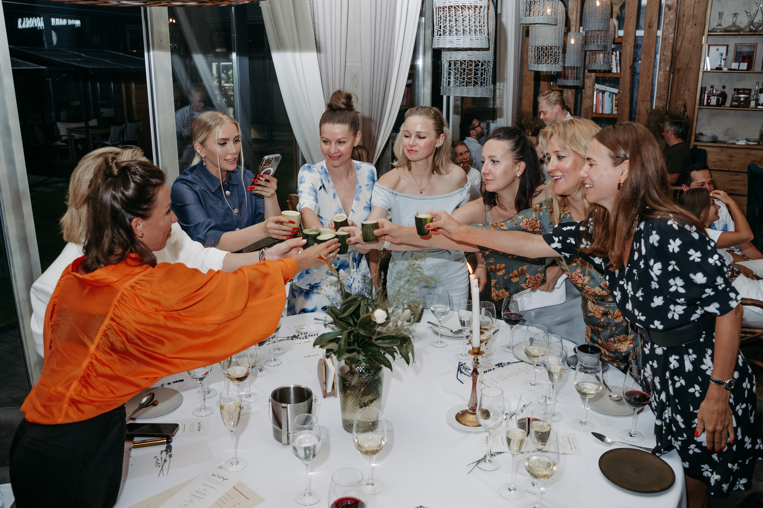 Открытый ужин с Mishlen Шеф Поварами. Репортажный и свадебный фотограф в Москве Рая Небогатова