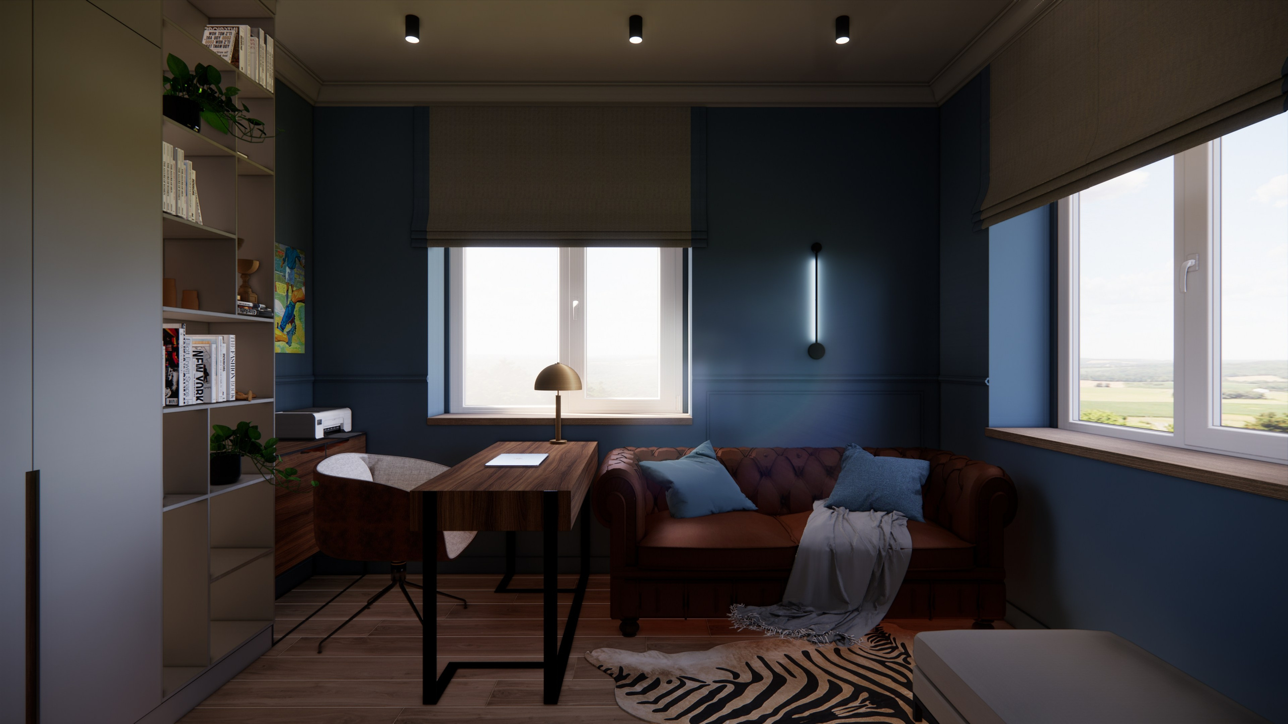 Дуплекс 120 м² в КП ВП-лайт (совместная работа с Любовью Поляковой designpolyakova.ru). Push-design.ru