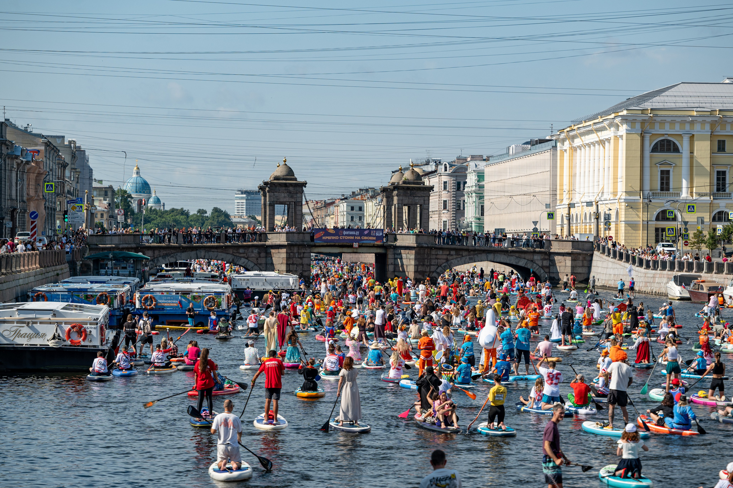 Карнавал Фонтанка SUP в фотографиях