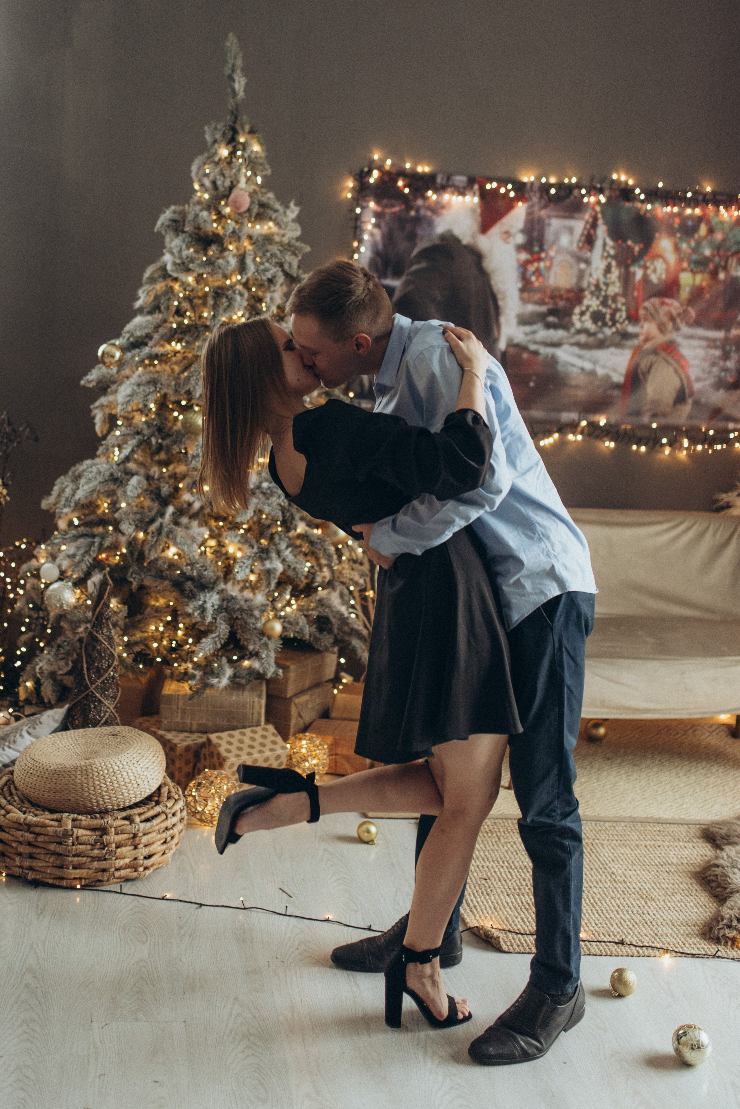 Новогодняя lovestory. Семейный фотограф в Москве Екатерина Север