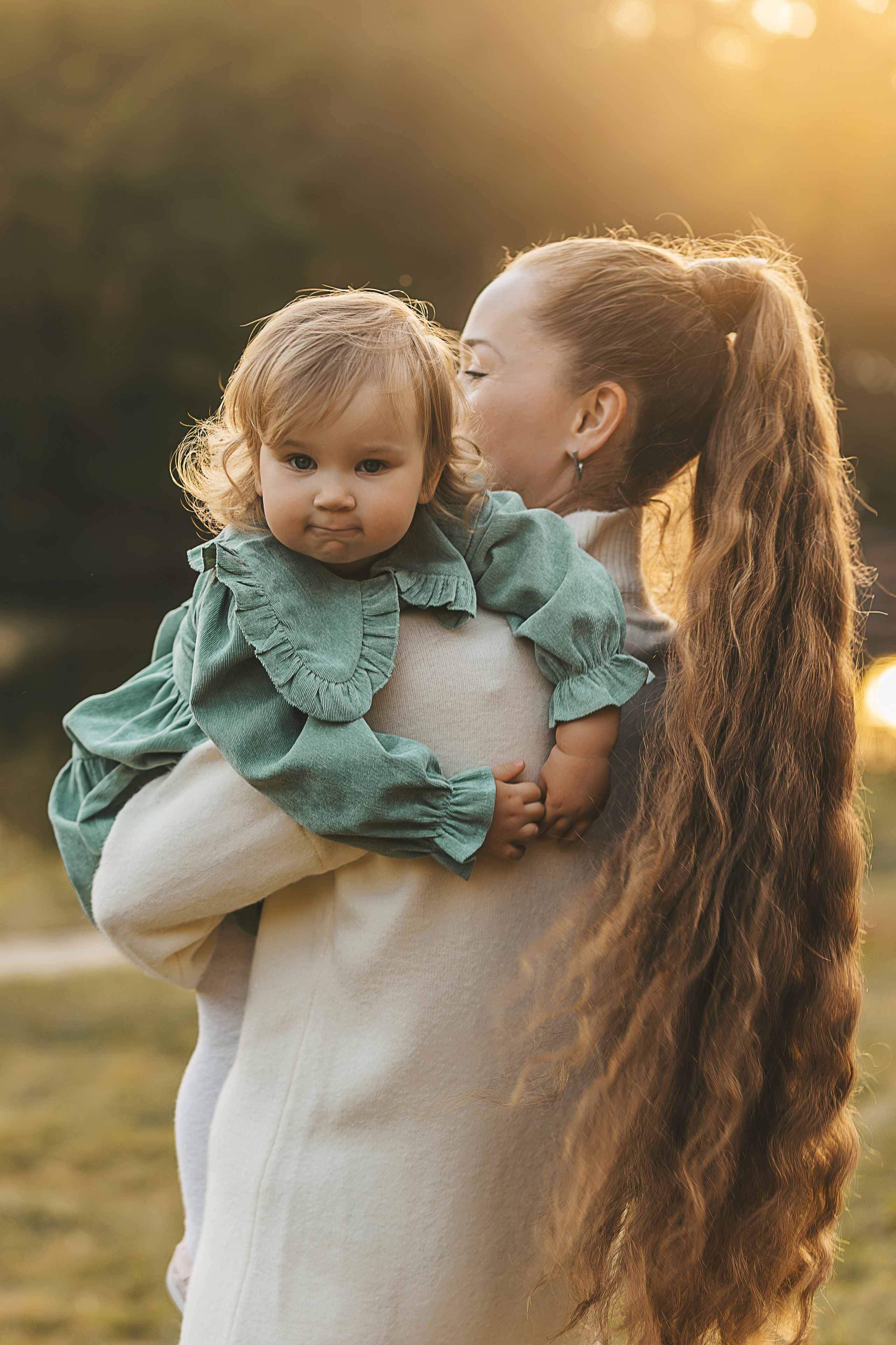 Осеняя Фотосессия мамы с дочками. Семейный и женский фотограф в Москве Надежда Воробьева
