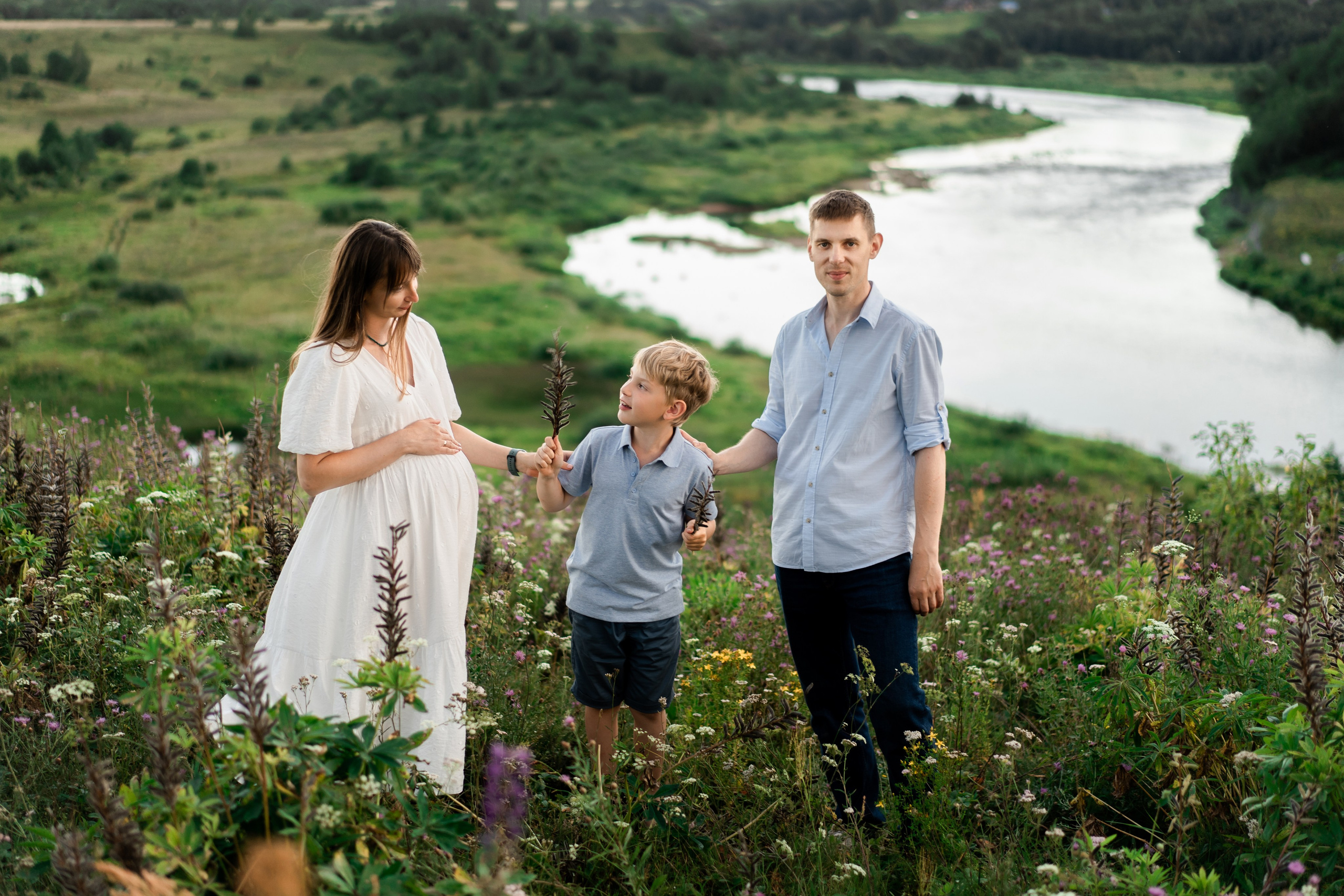 Ирина с семьей. Семейный и детский фотограф в Санкт-Петербурге Дарина Герчиу