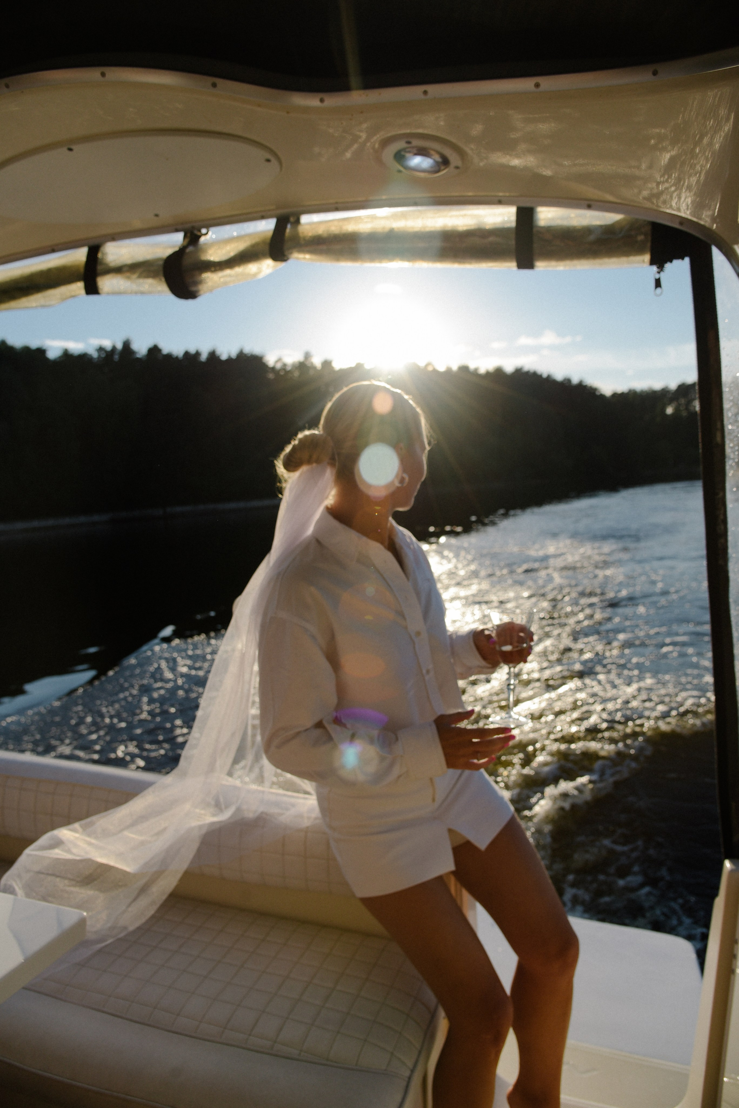 Девичник на яхте. Фотограф Лола Волна, город Москва