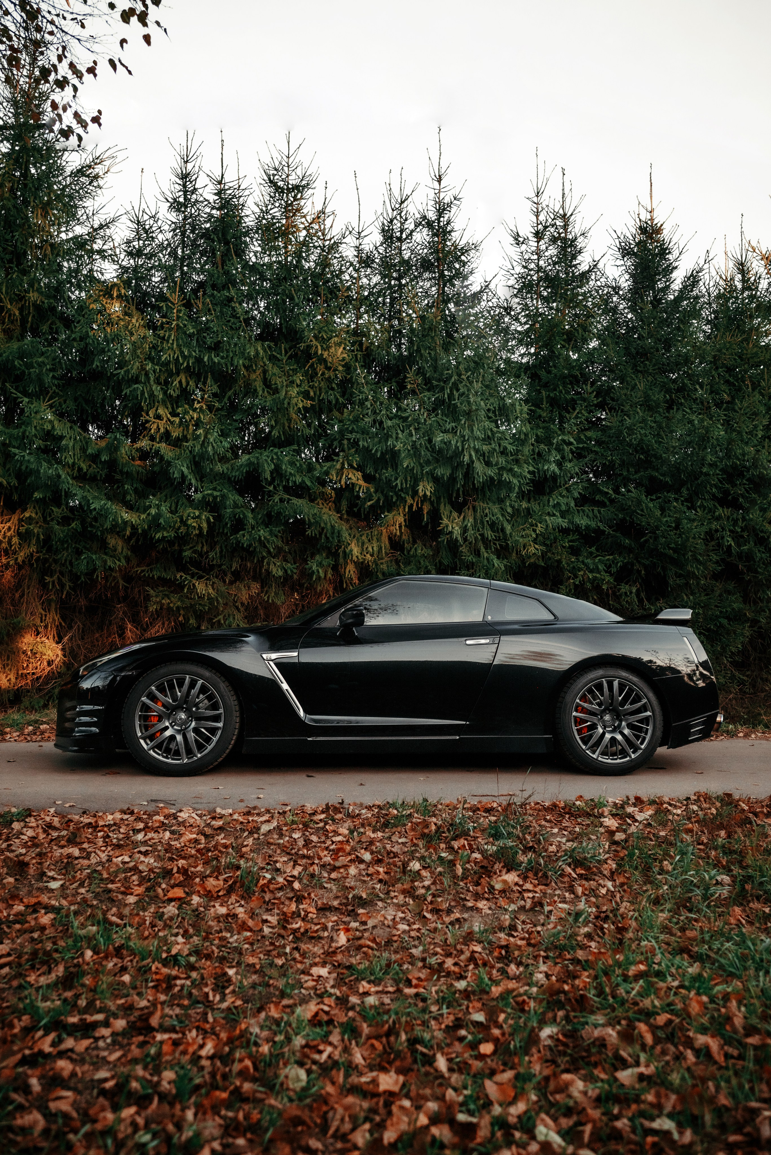 Nissan GT-R35 autumn vibe. DeLorein